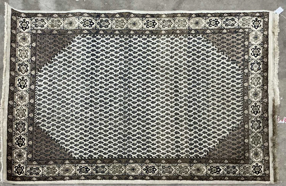 EASTERN FLOOR RUG, MID/LATE 20TH CENTURY AND TWO OTHERS
