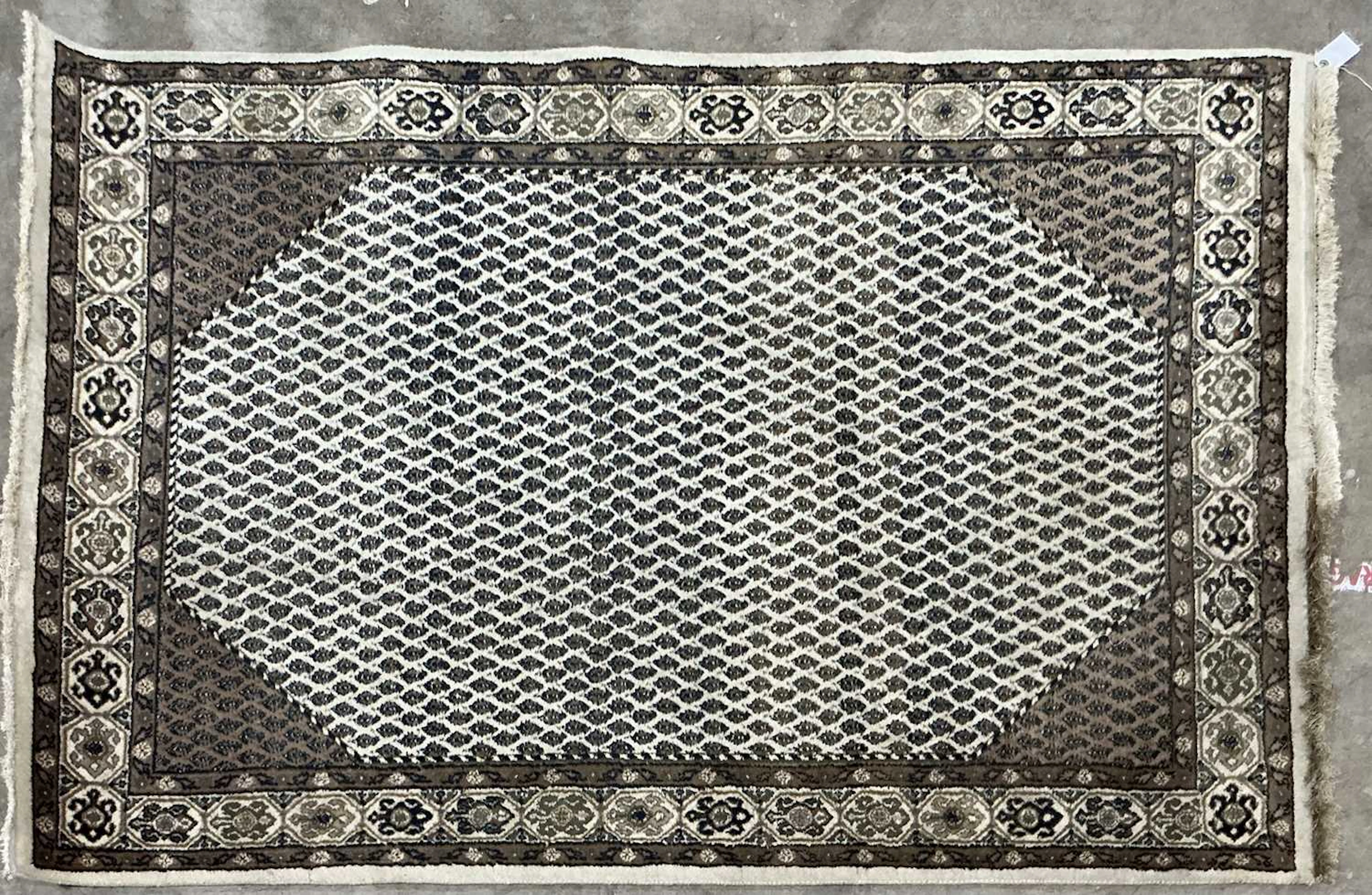 EASTERN FLOOR RUG, MID/LATE 20TH CENTURY AND TWO OTHERS