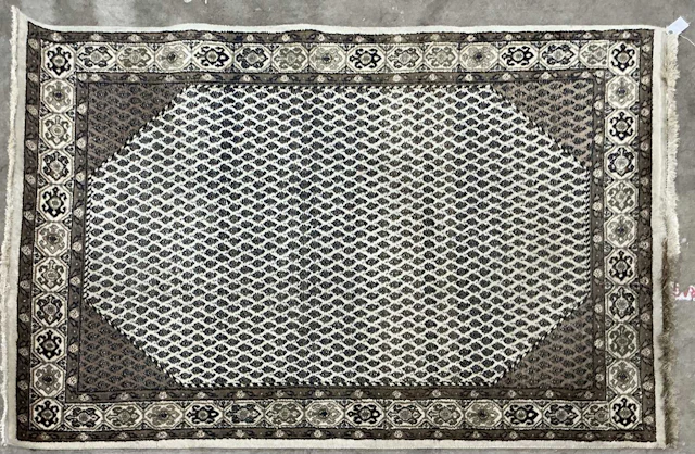 EASTERN FLOOR RUG, MID/LATE 20TH CENTURY AND TWO OTHERS
