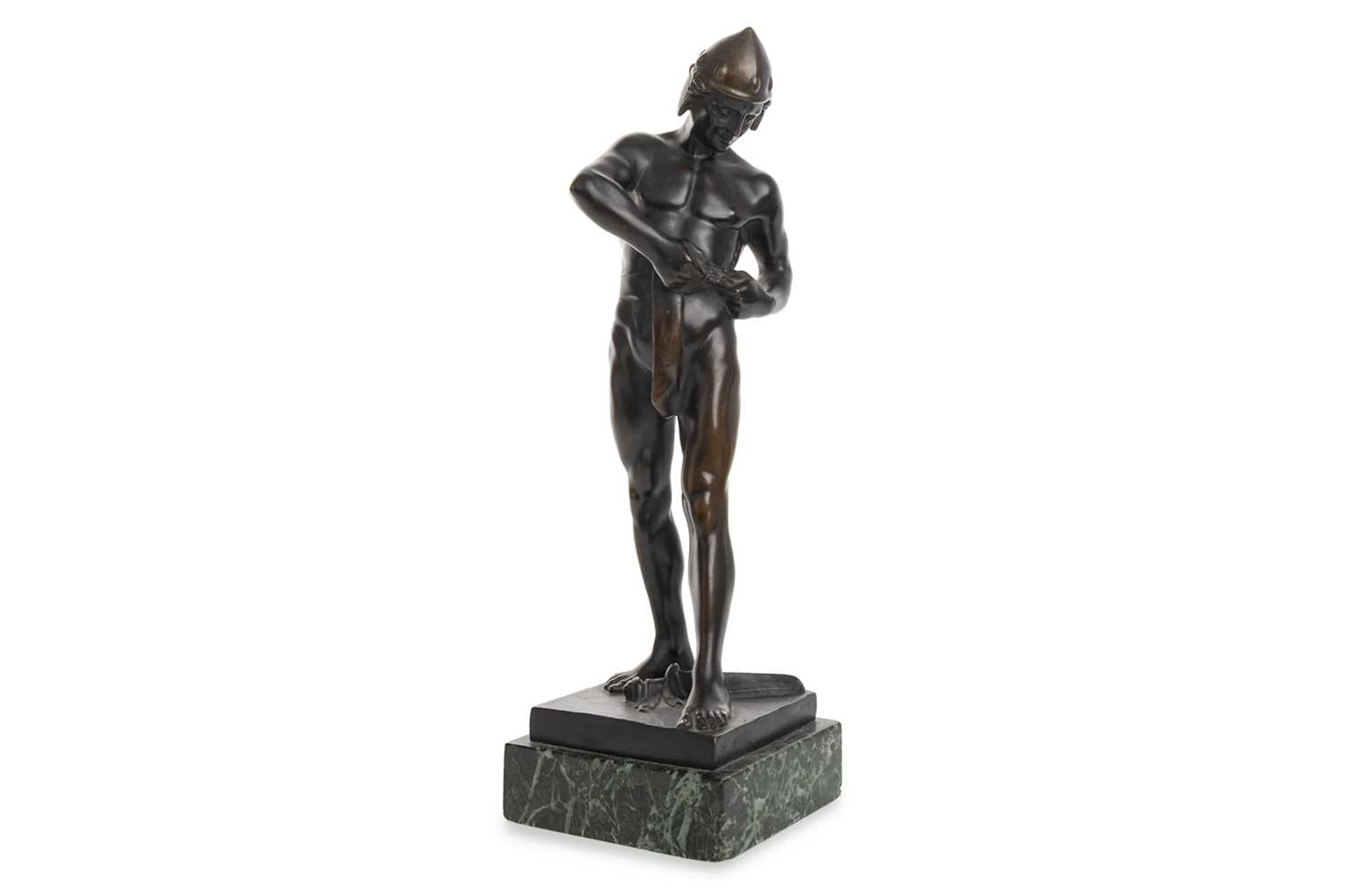 AFTER FERDINAND LUGERTH (AUSTRIAN, 1885-1915), BRONZE SCULPTURE OF
