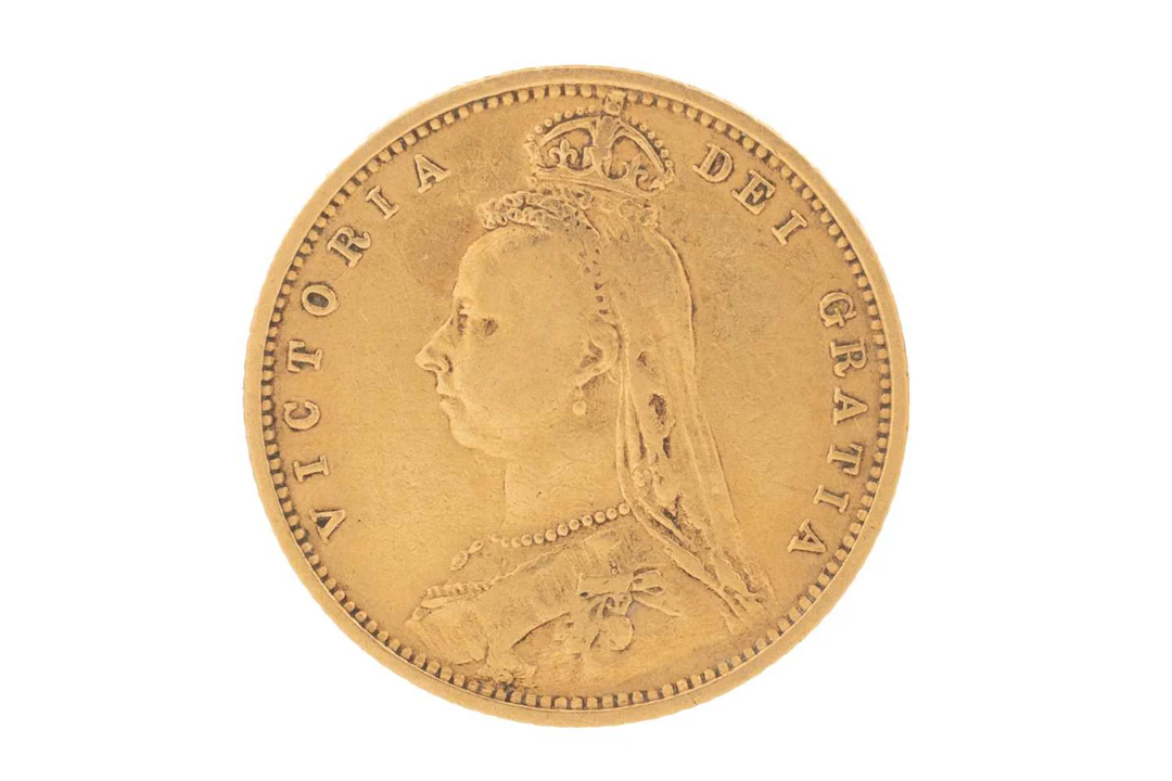 VICTORIA GOLD HALF SOVEREIGN 1890