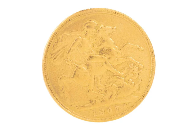 EDWARD VII GP;D SOVEREIGN 1907