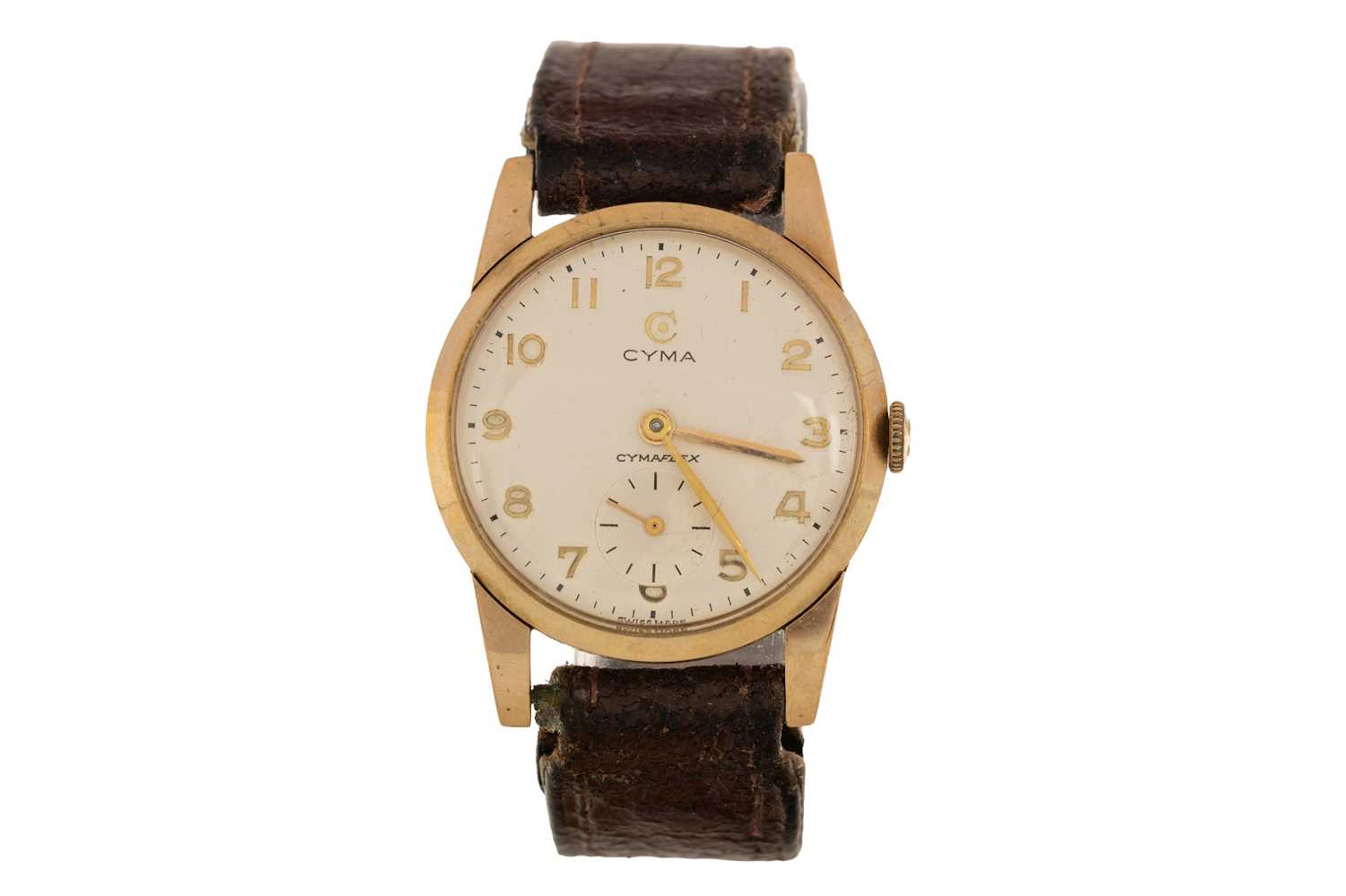CYMA NINE CARAT GOLD MANUAL WIND WRIST WATCH