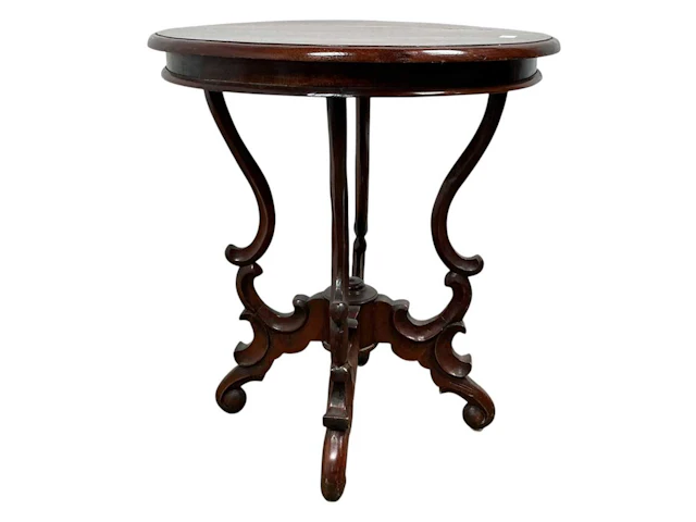 VICTORIAN MAHOGANY OCCASIONAL TABLE LATE 19TH CENTURY