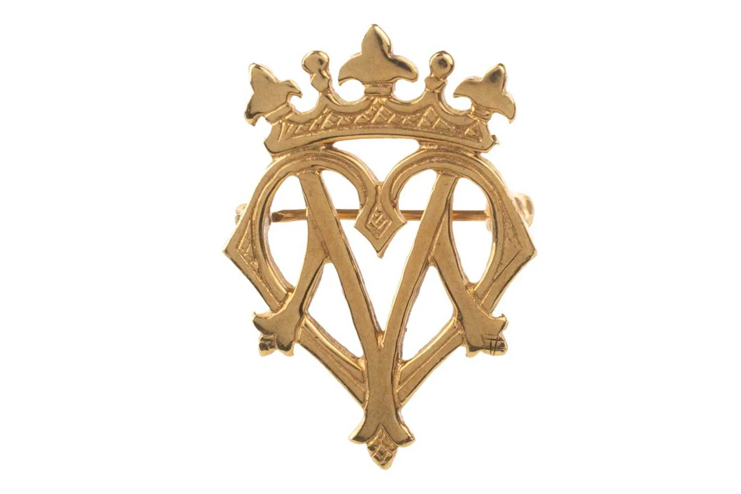 GOLD LUCKENBOOTH BROOCH LATE 20TH CENTURY