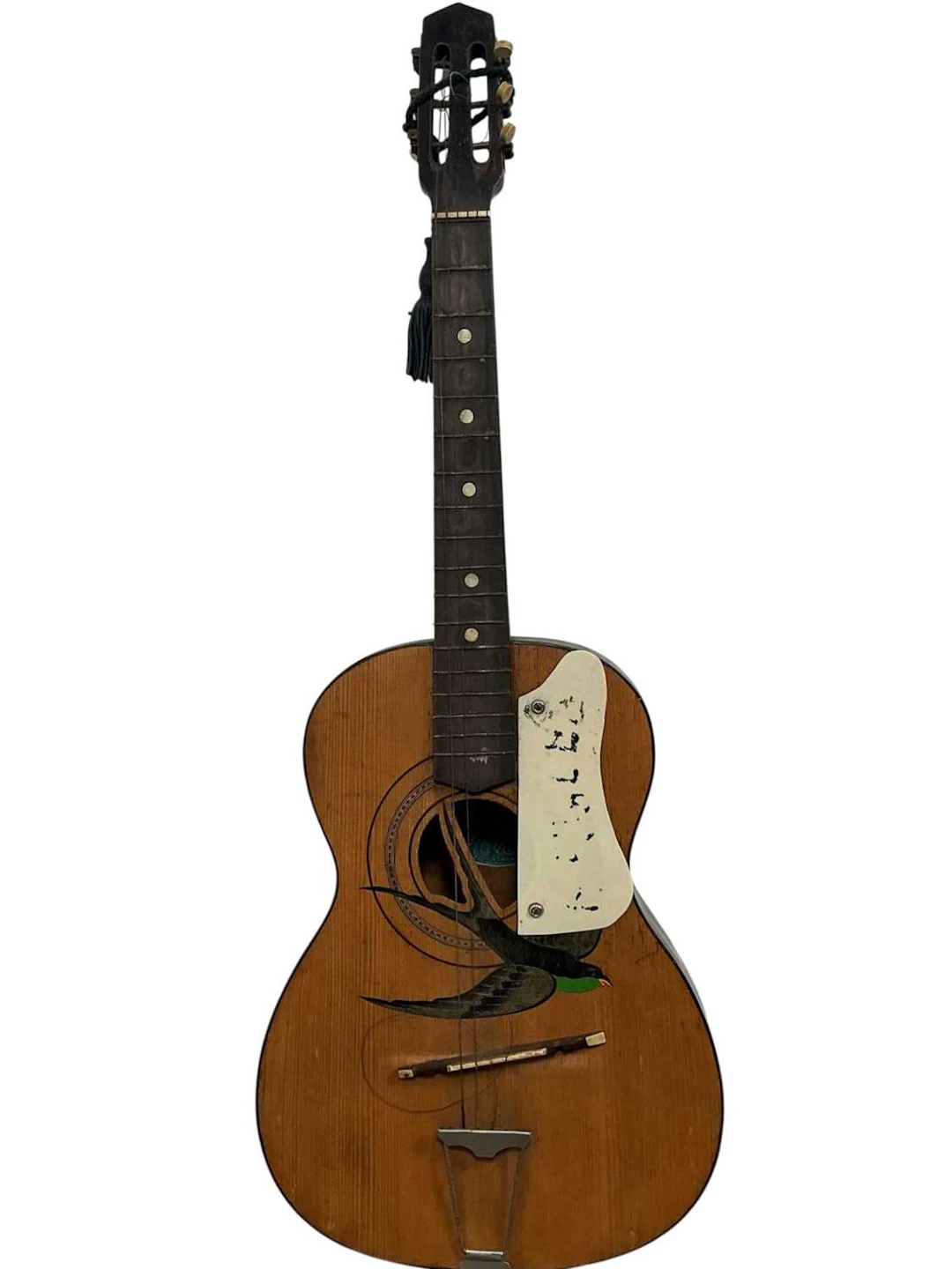 VINTAGE VINCENZO MIROGLIO ACOUSTIC GUITAR, MID/LATE 20TH CENTURY AND