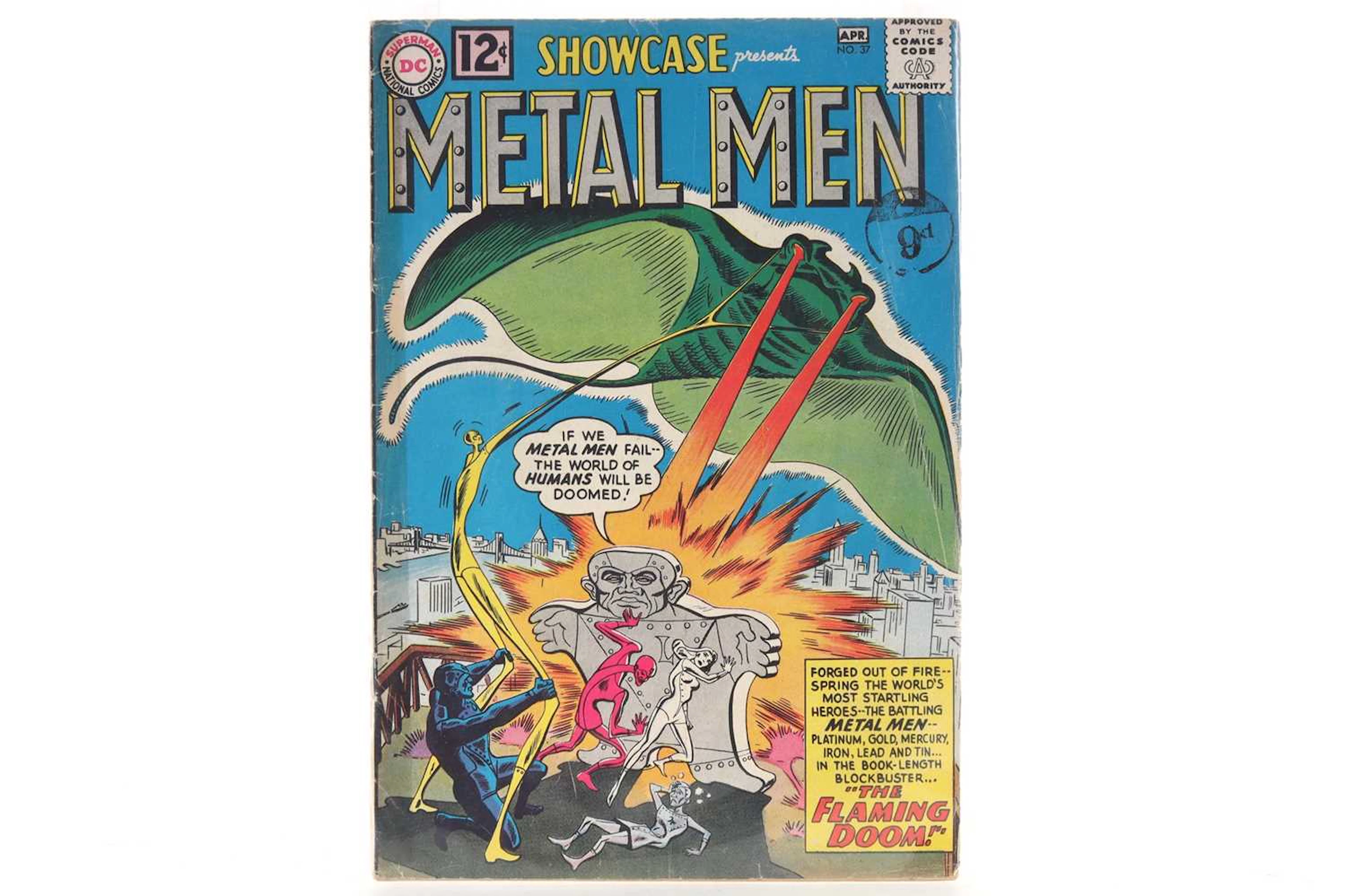 DC COMICS SHOWCASE METAL MEN KEY ISSUES 1962