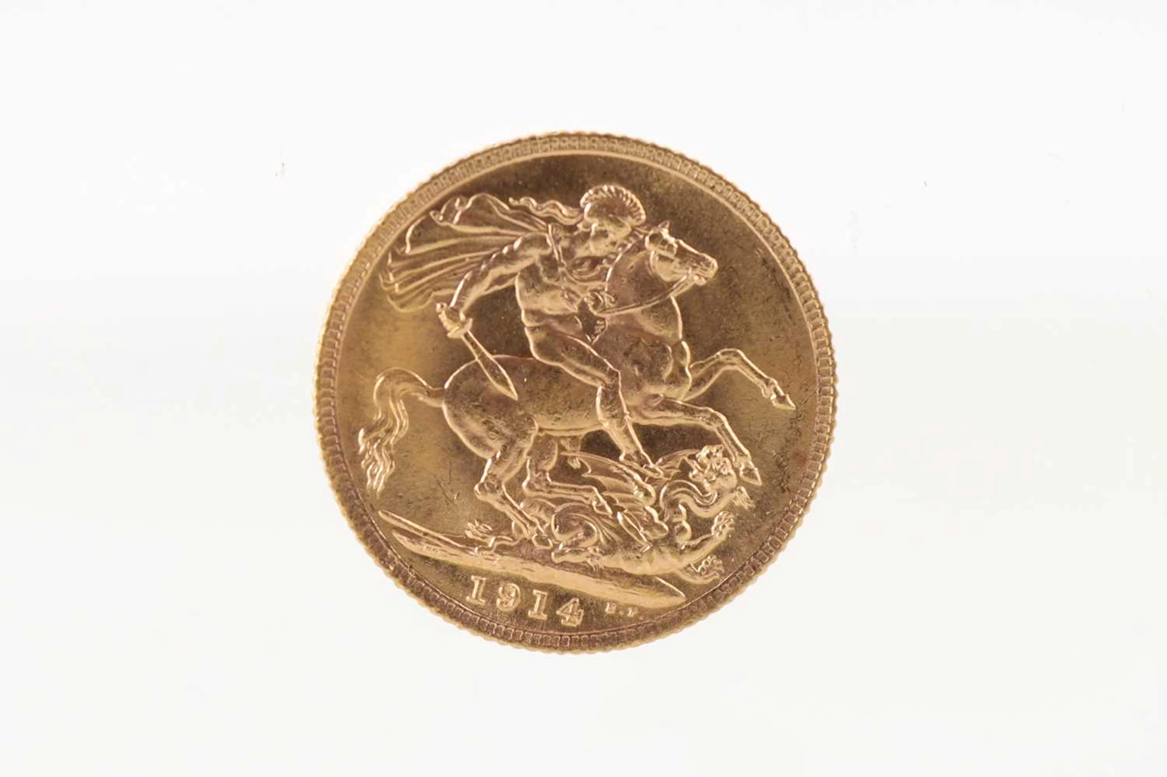 GEORGE V GOLD SOVEREIGN 1914
