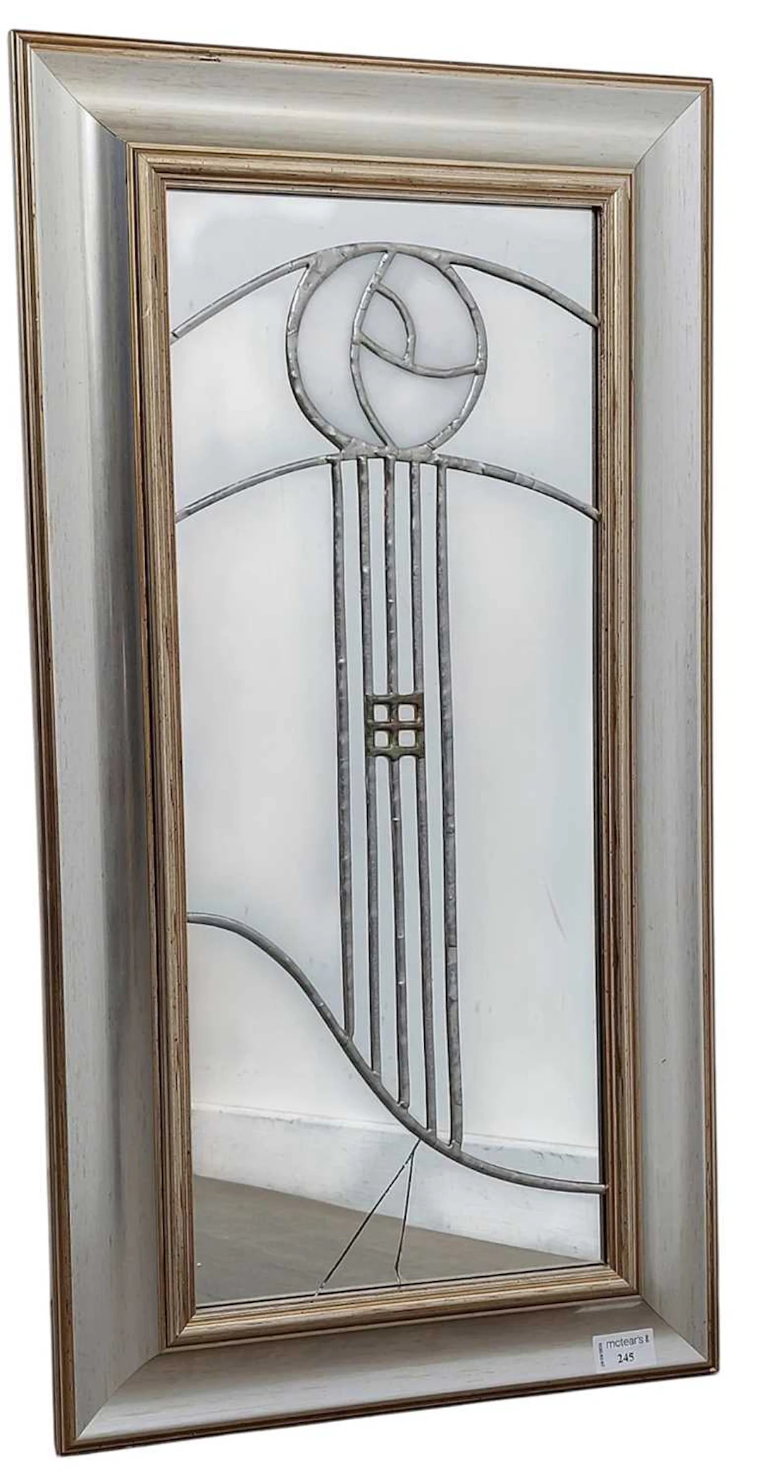 MACKINTOSH STYLE WALL MIRROR EARLY 21ST CENTURY