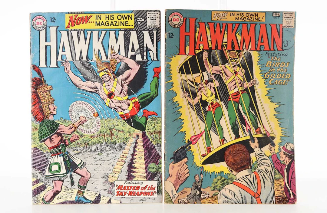 DC- HAWKMAN ISSUES 1 AND 3 1964