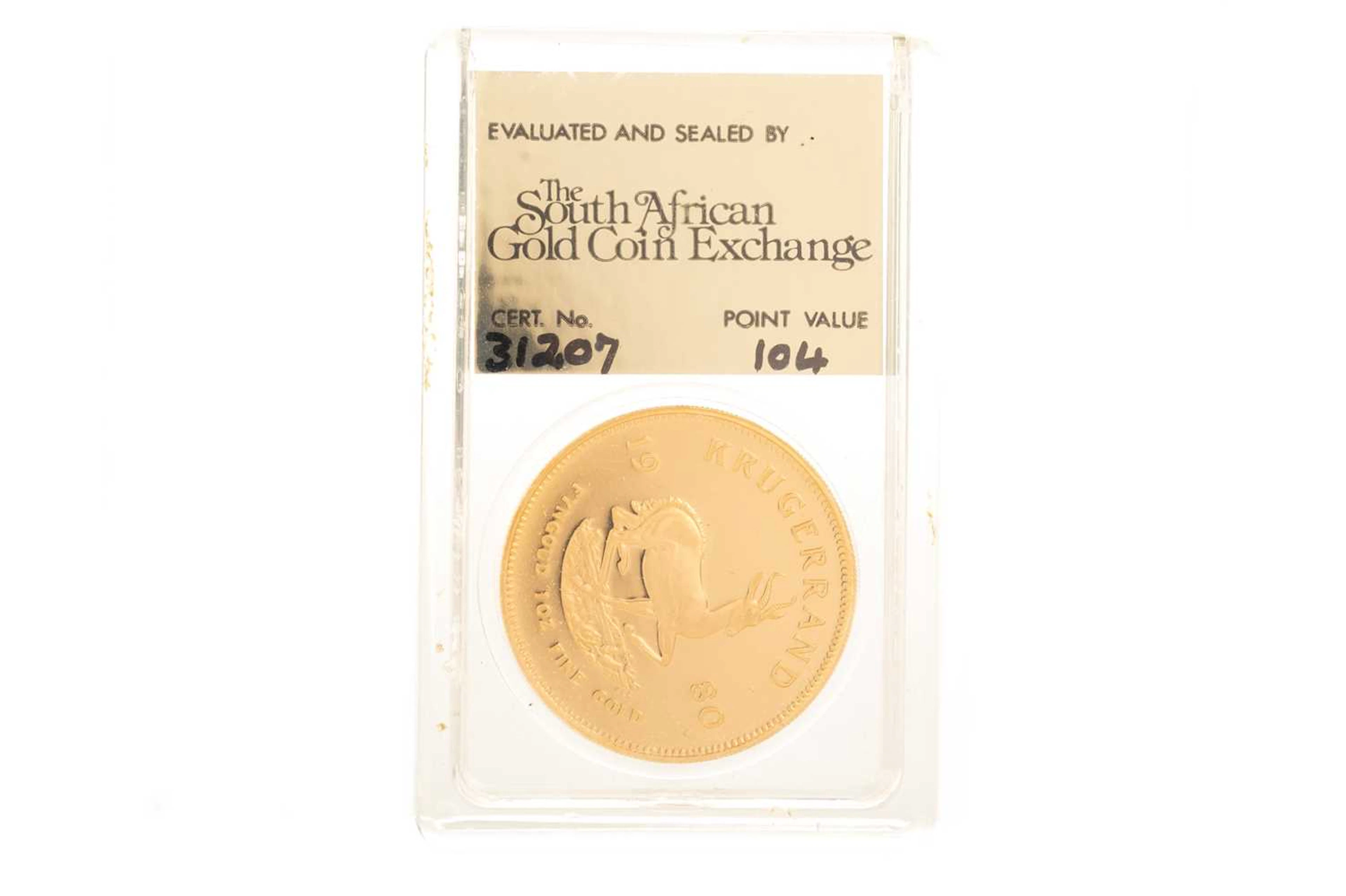 SOUTH AFRICAN GOLD KRUGERRAND 1980