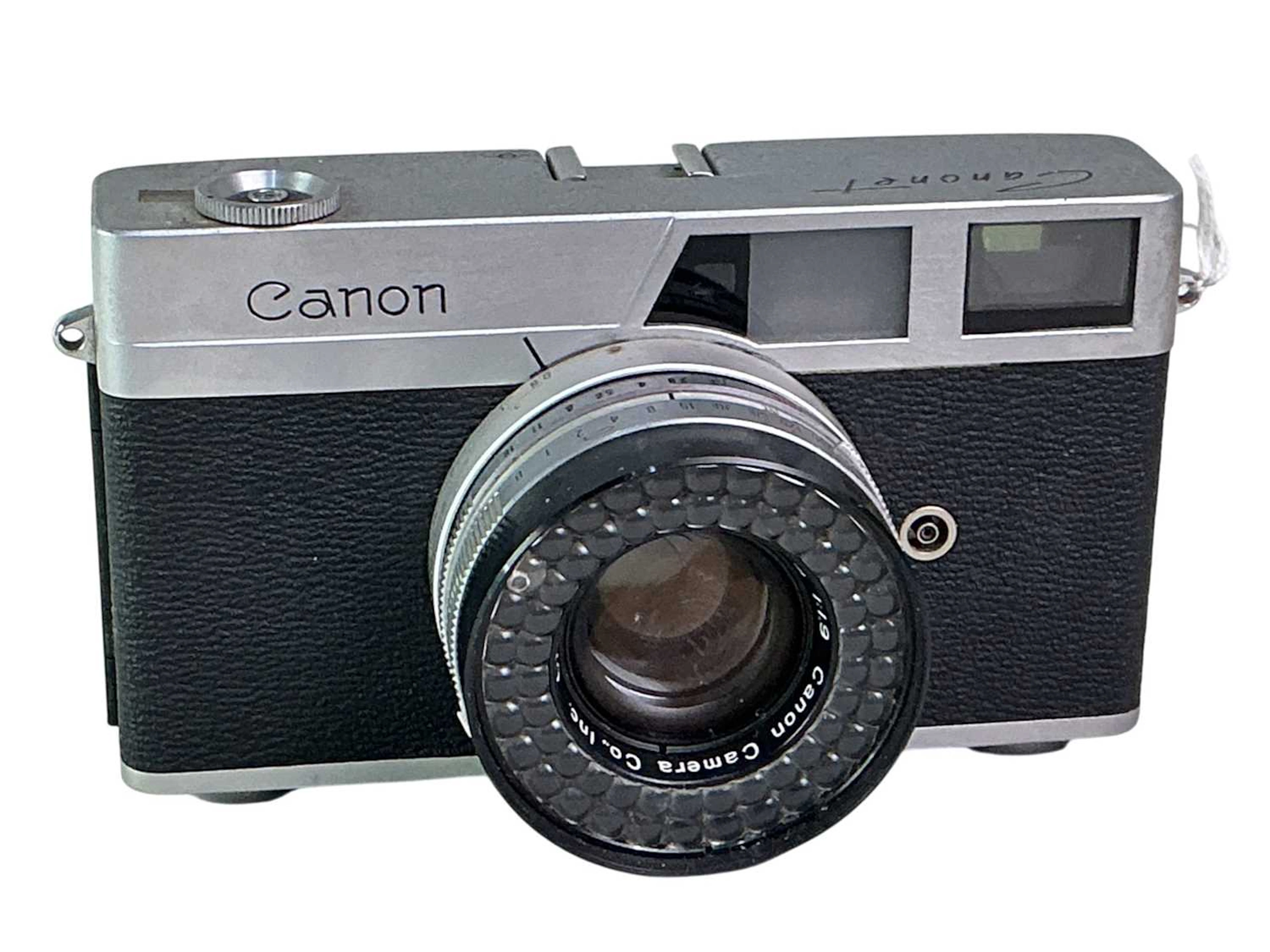 GROUP OF FIVE CANON CAMERAS