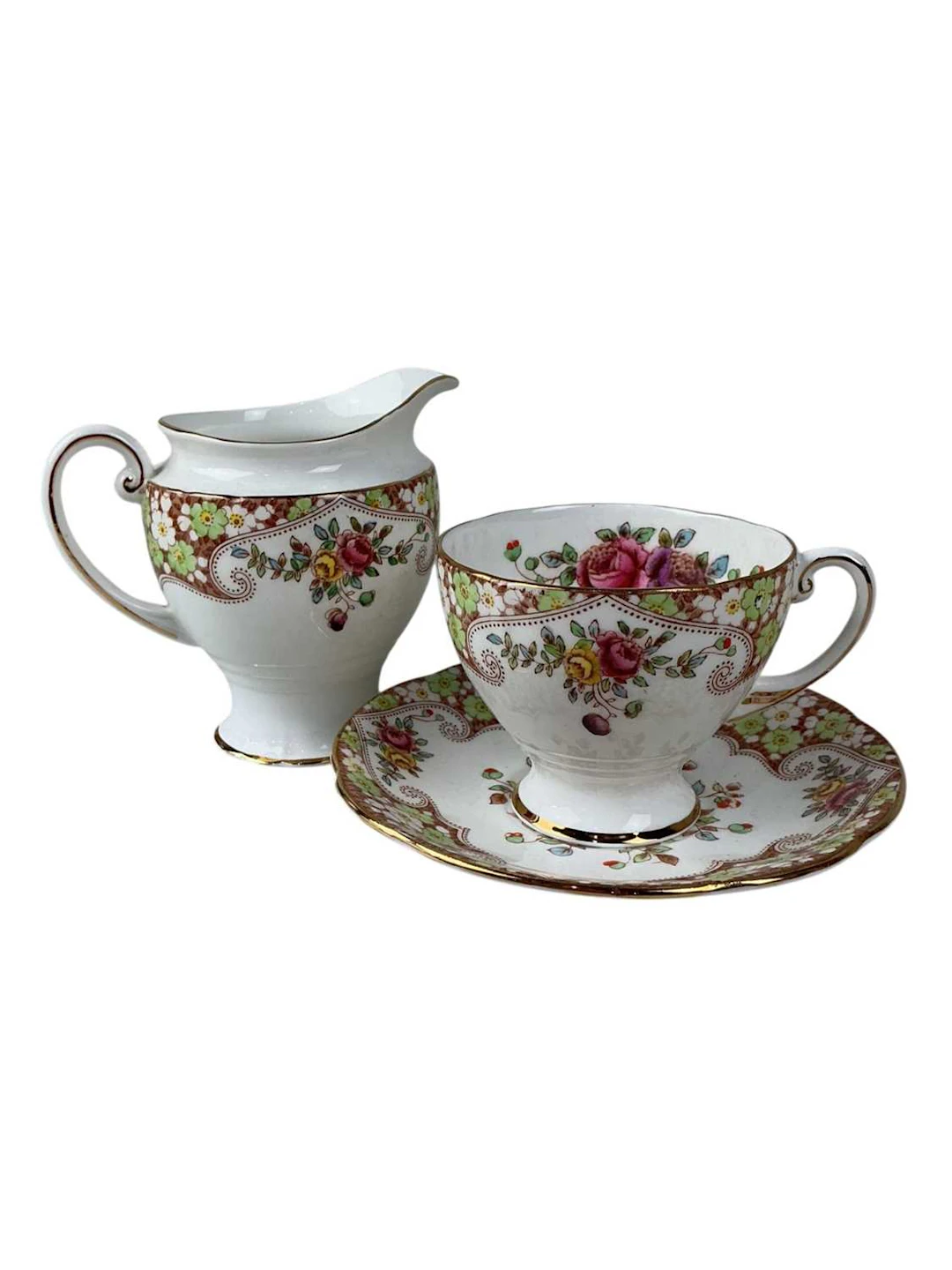 ROYAL STANDARD PART TEA SERVICE, EARLY 20TH CENTURY ALONG WITH A SALISBURY