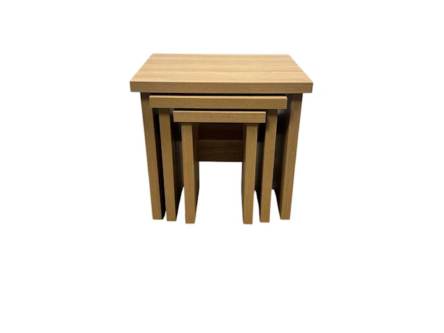 MODERN NEST OF THREE TABLES EARLY 21ST CENTURY