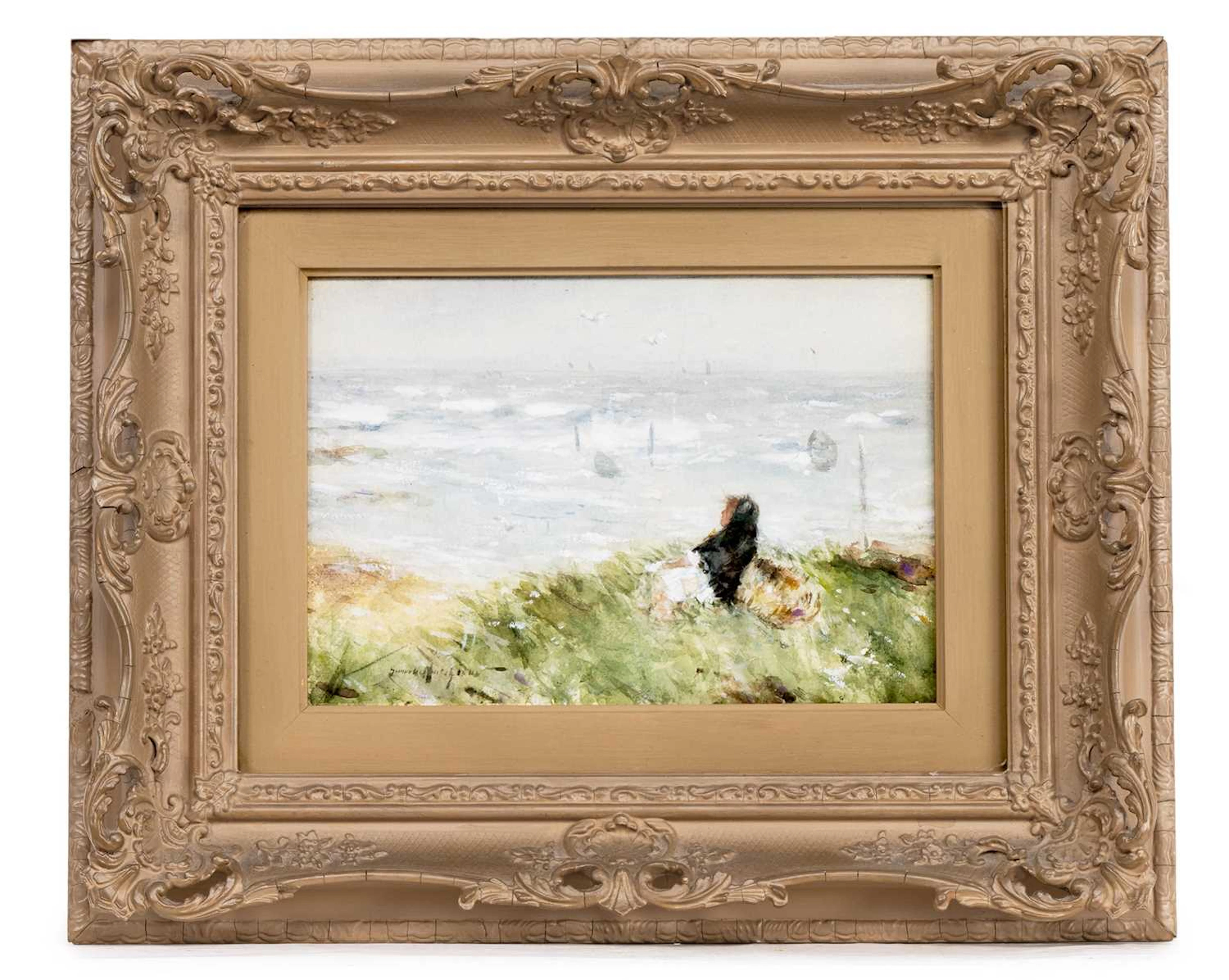 ROBERT GEMMELL HUTCHISON RSA RBA ROI RSW (SCOTTISH 1855 - 1936) A STORMY SEA