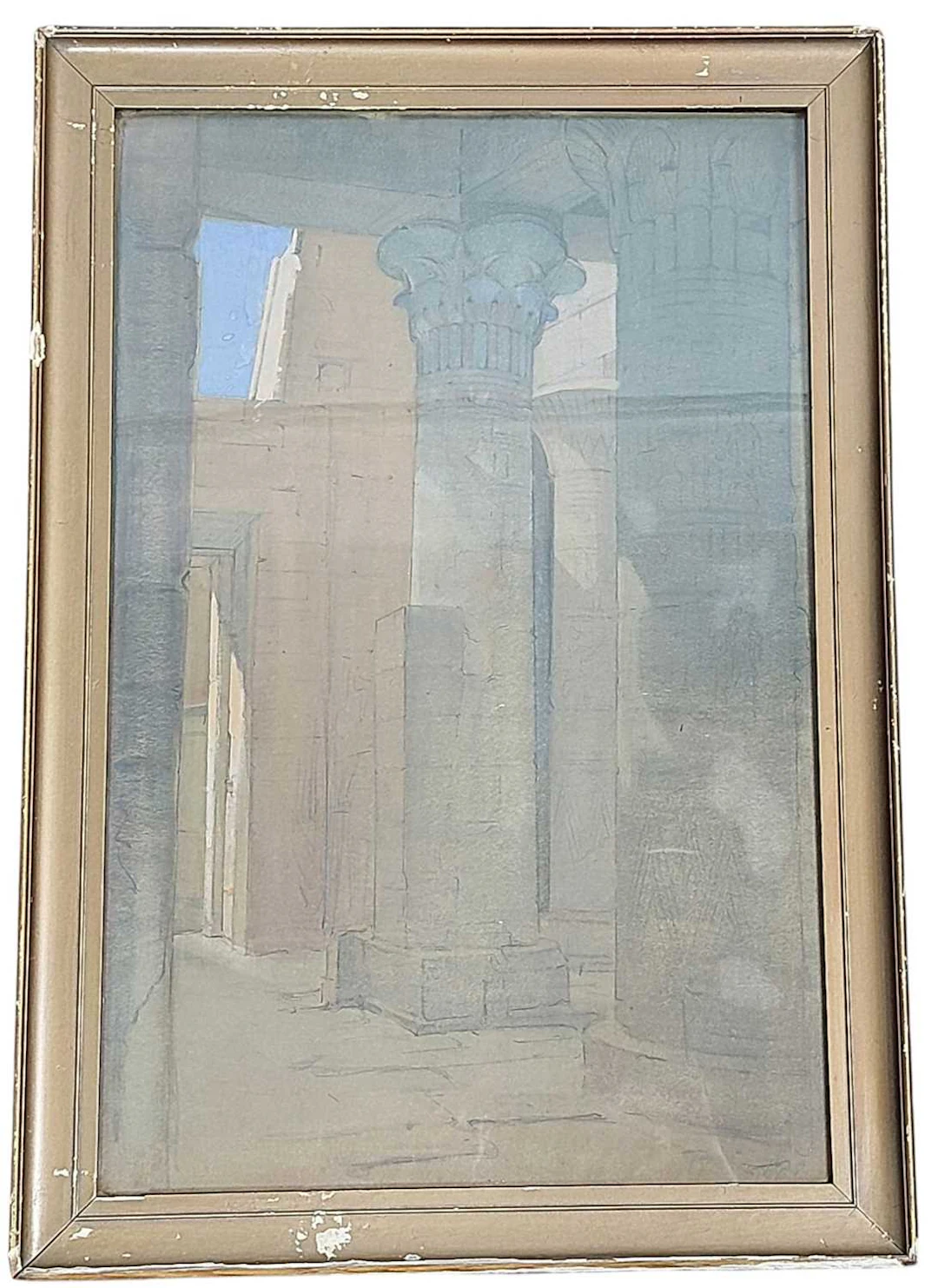SCOTTISH SCHOOL (EARLY 20TH CENTURY) EGYPTIAN TEMPLE
