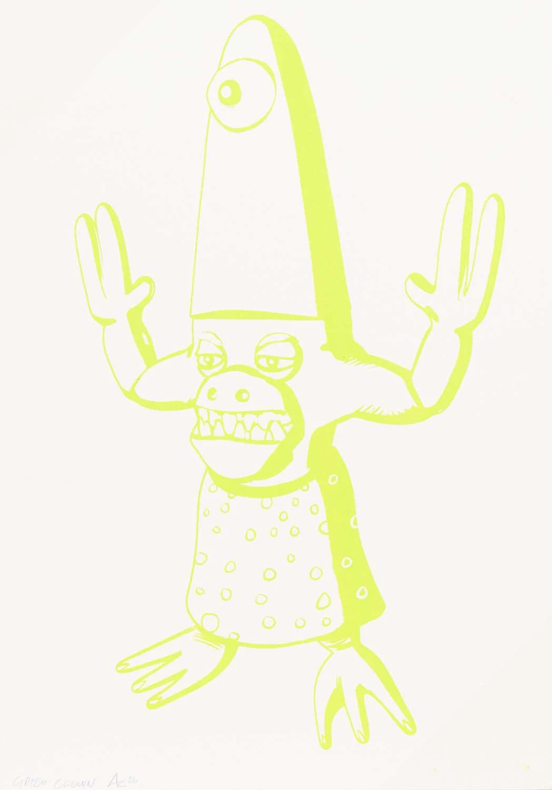 SEAN AZZOPARDI GREEN CLOWN