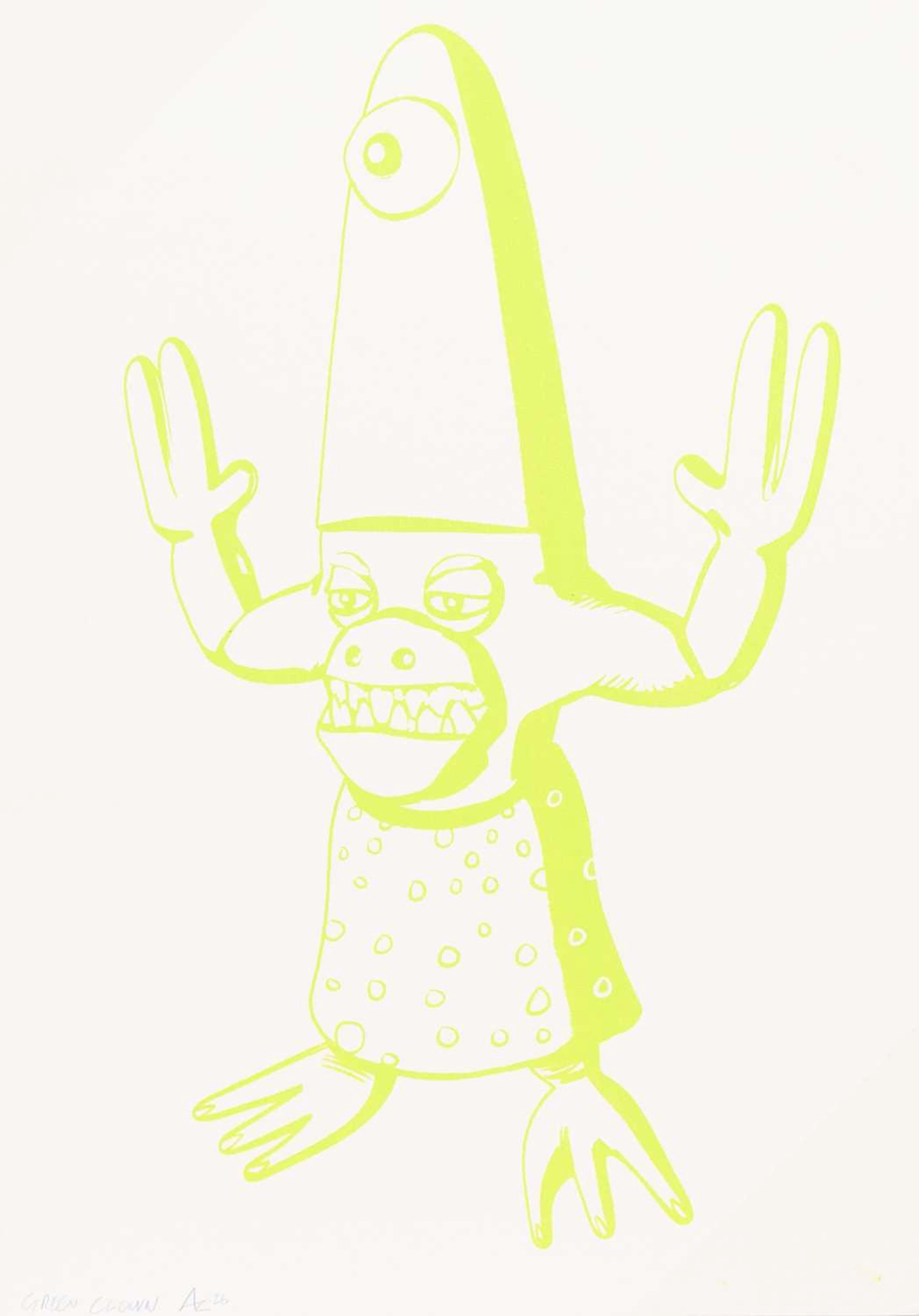 SEAN AZZOPARDI GREEN CLOWN