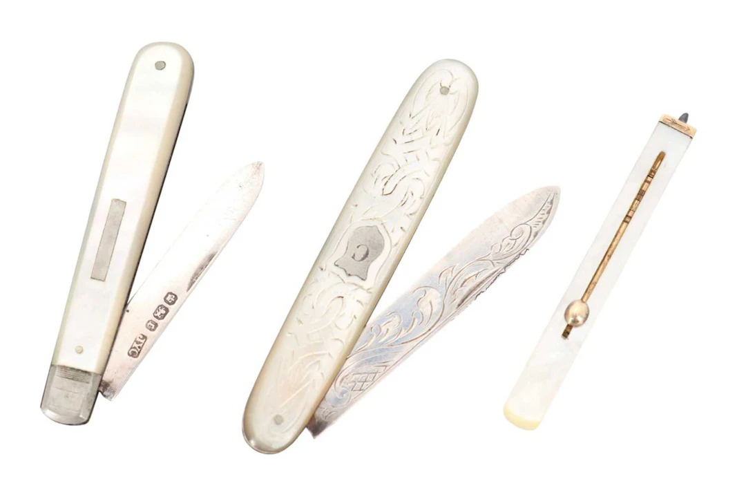 EDWARD VII SILVER BLADED POCKET KNIFE MAKER JOHN YEOMANS COWLISHAW