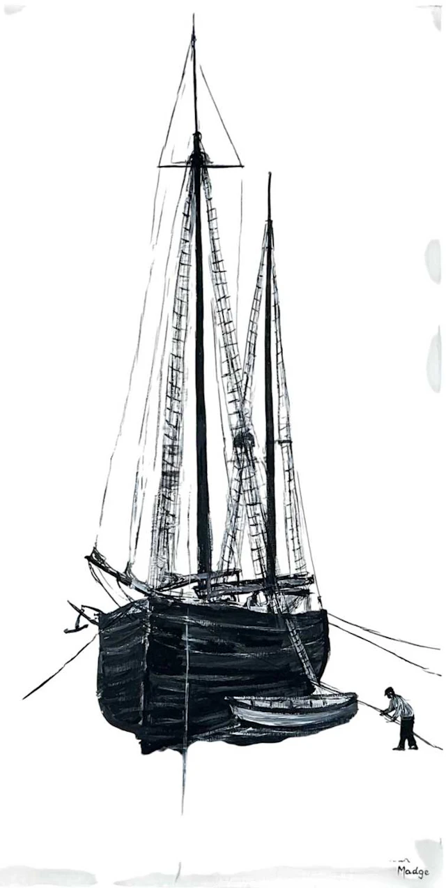 * JOAN MADGE SHIP IN DOCK