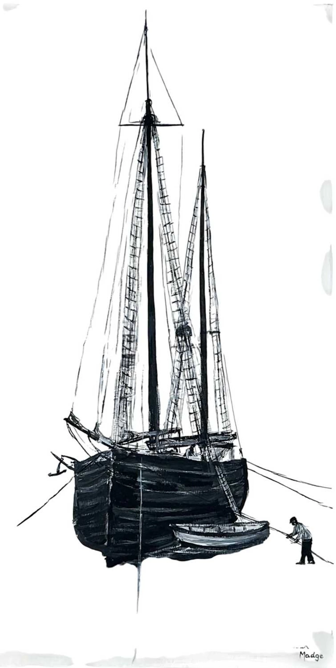 * JOAN MADGE SHIP IN DOCK