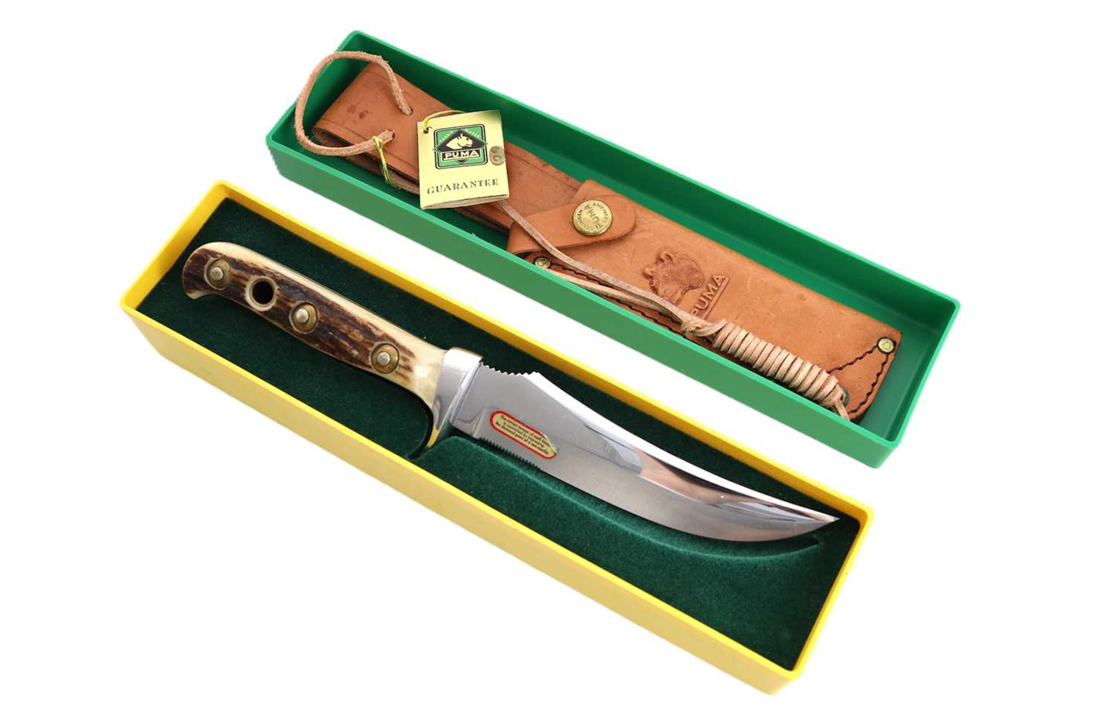 VINTAGE PUMA MODEL 6393 SKINNER KNIFE LATE 20TH CENTURY