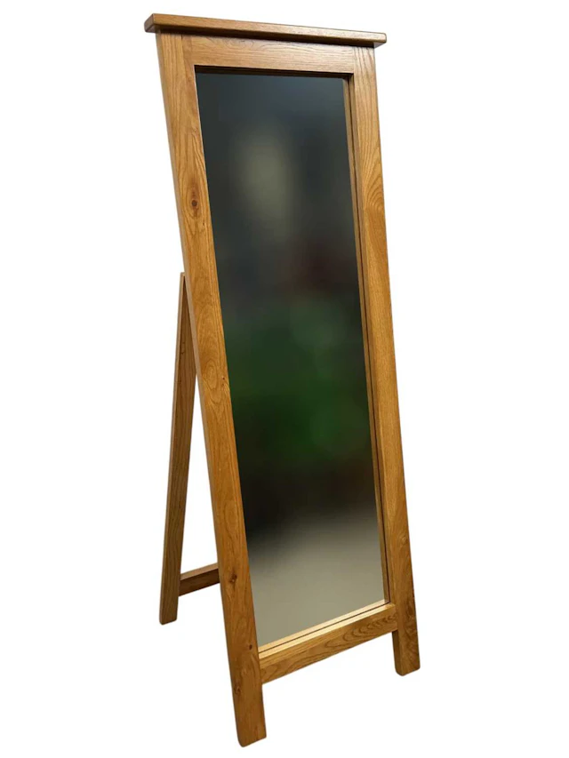 MODERN OAK DRESSING MIRROR EARLY 21ST CENTURY