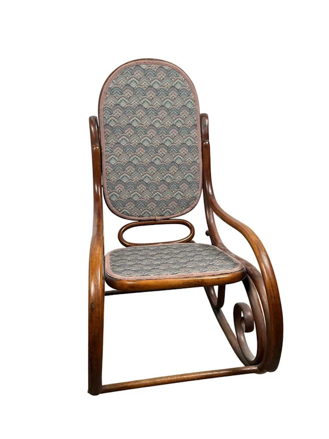 BENTWOOD ROCKING CHAIR MID 20TH CENTURY