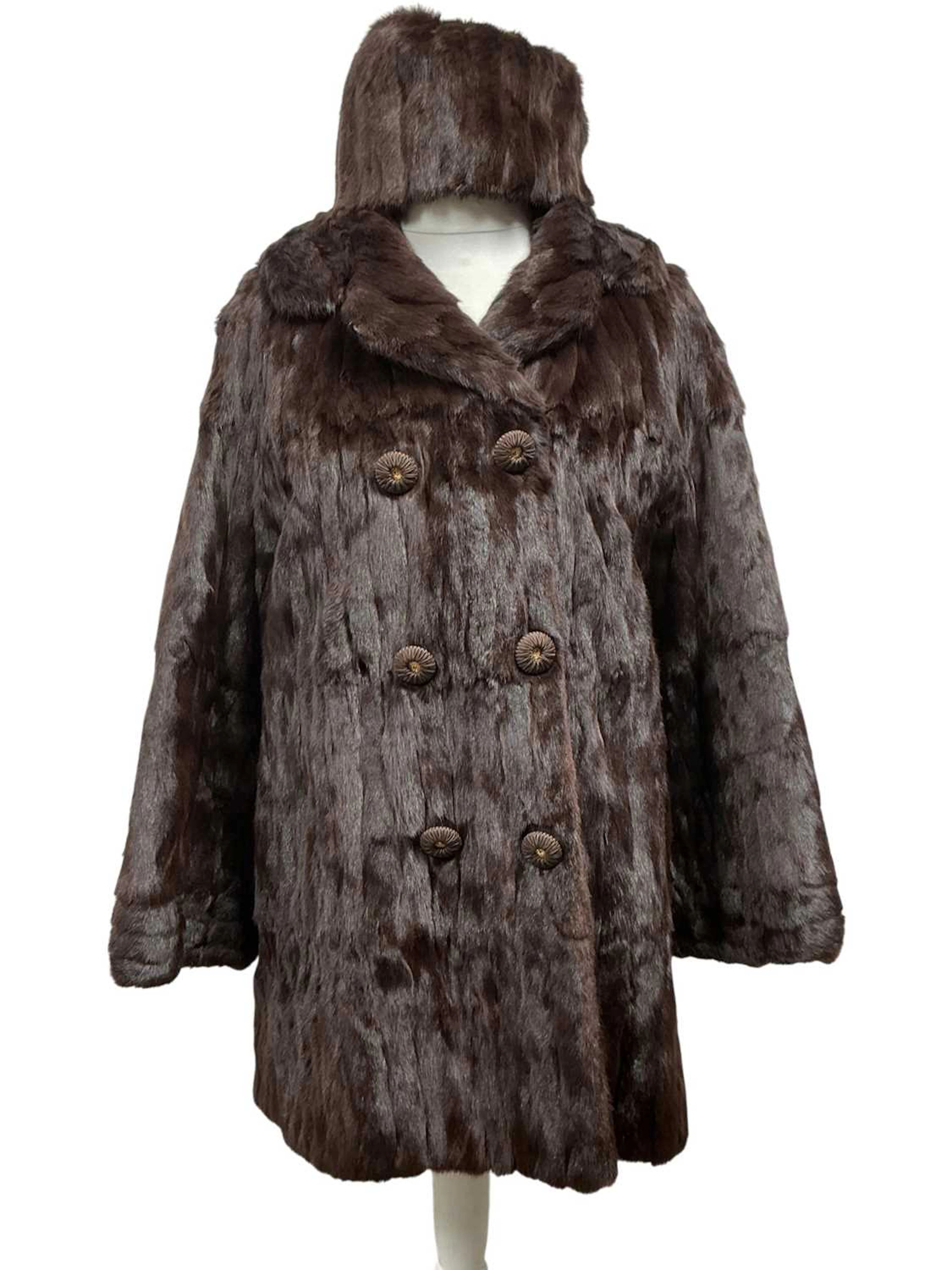 SQUIRREL FUR JACKET MID 20TH CENTURY