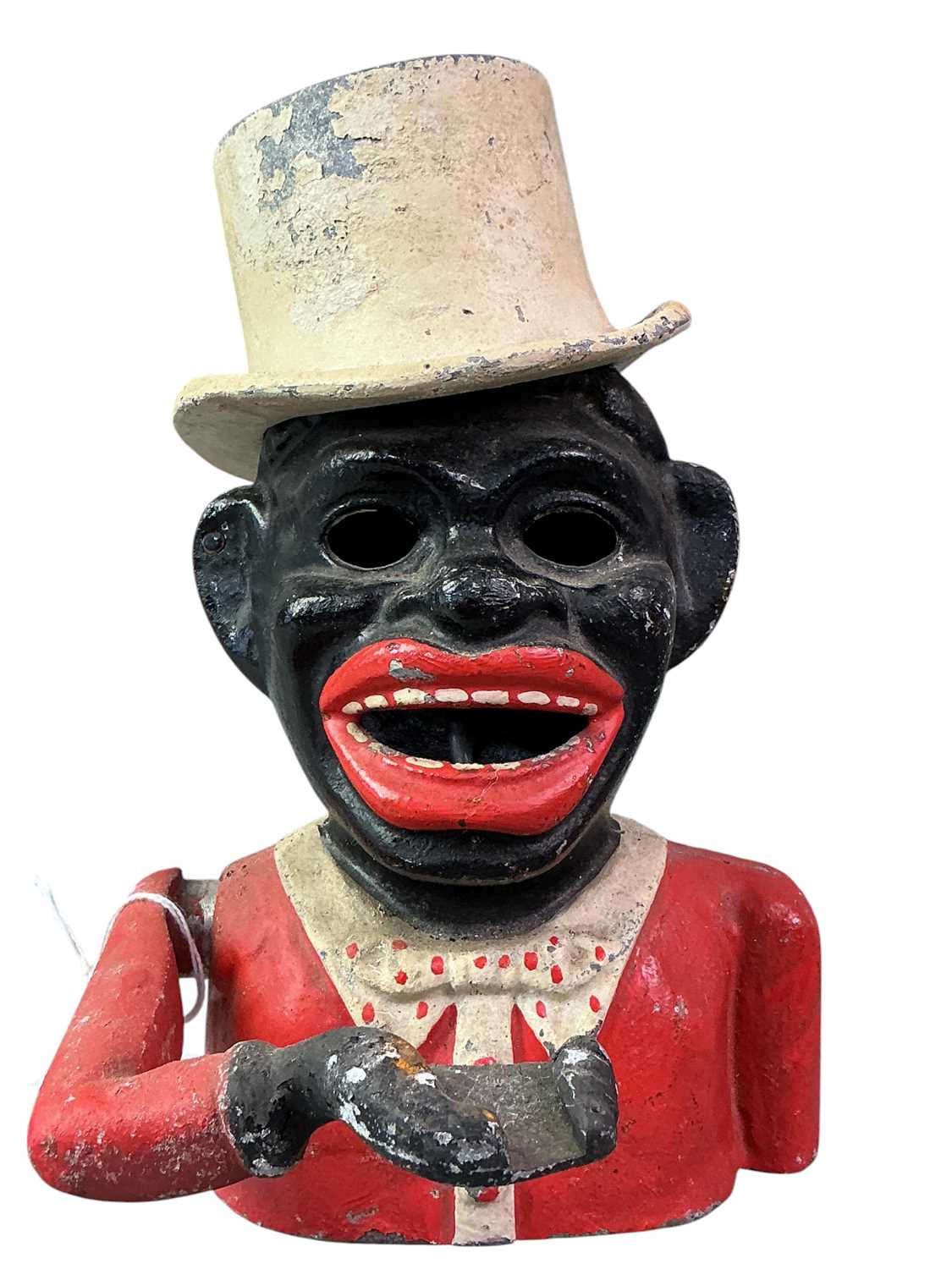 ビ*。様 レア★アンティーク★ビンテージ★Jolly Nigger Bank　貯 ICONIC CAST-IRON SLOT MACHINE KNOWN AS JOLLY NIGGER BANK