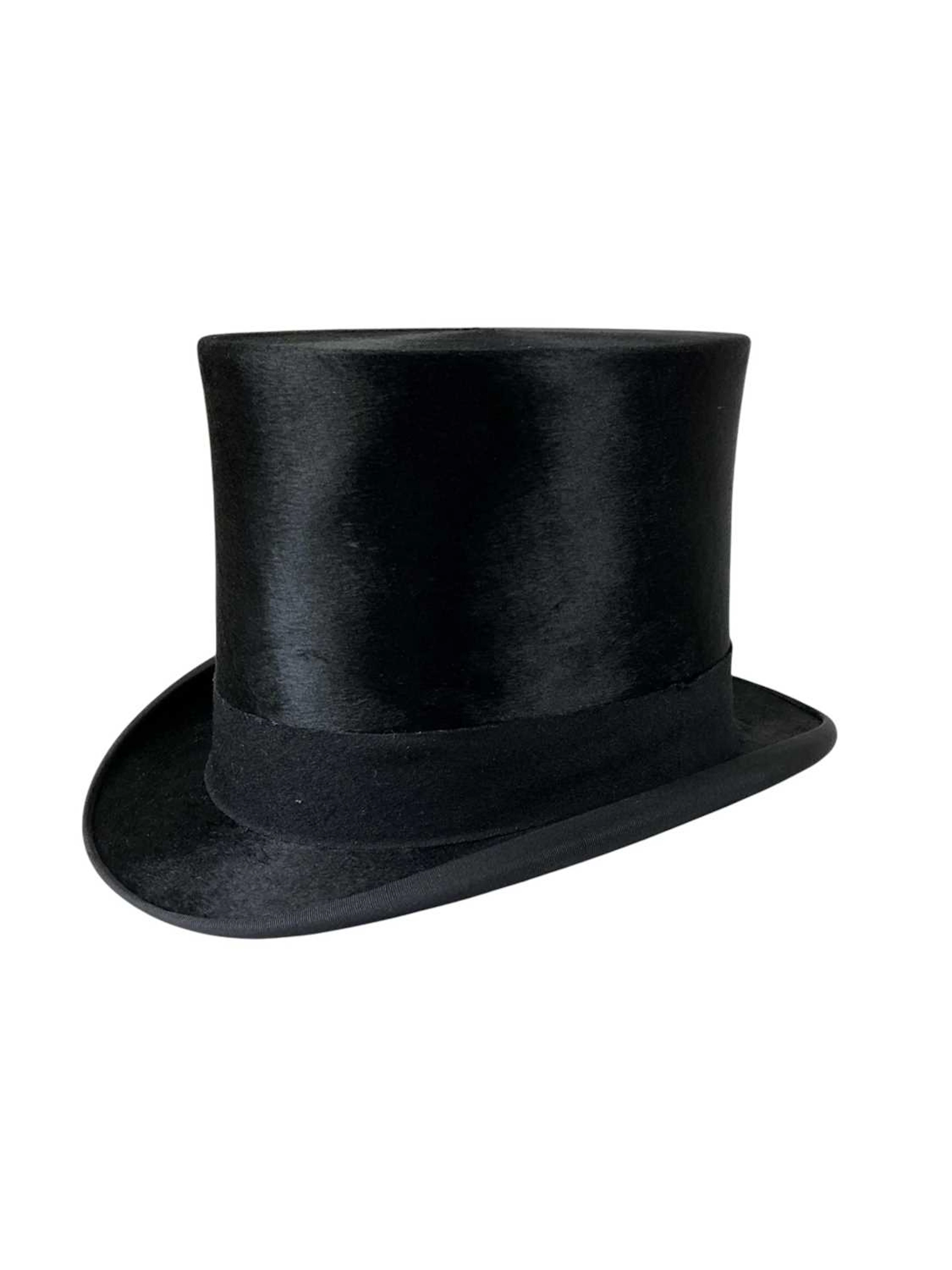 BLACK SILK TOP HAT EARLY 20TH CENTURY