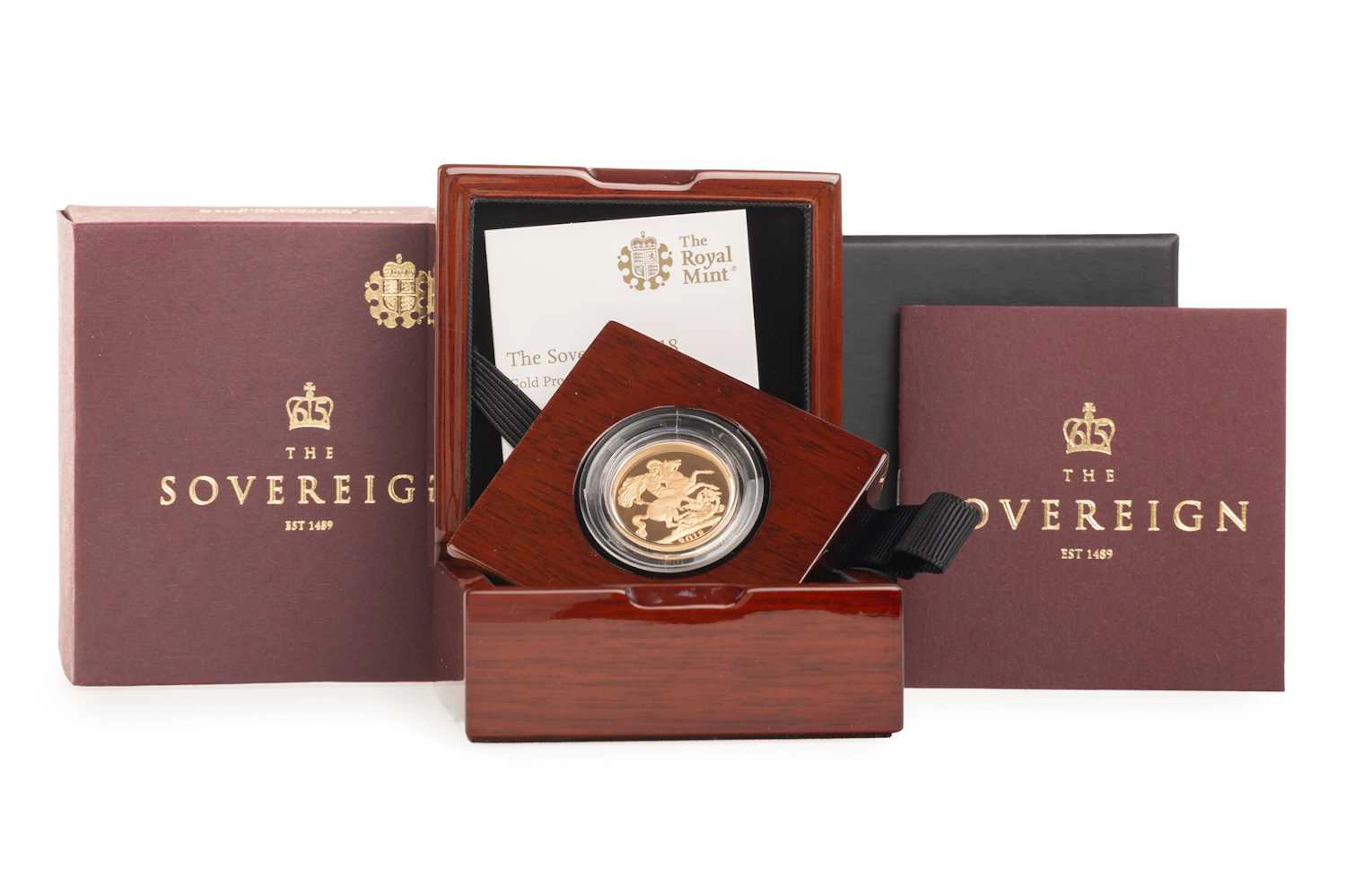 ELIZABETH II GOLD PROOF SOVEREIGN 2018