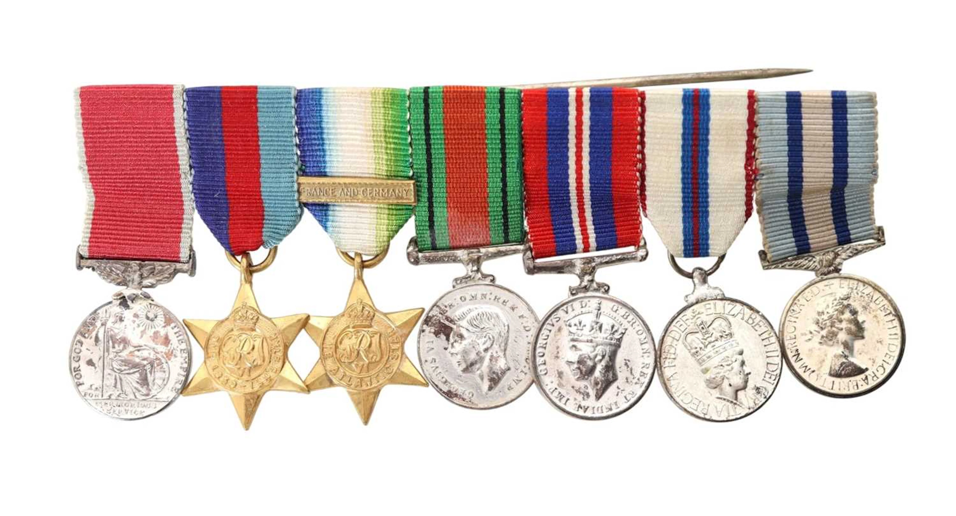 WWII MEDAL GROUP MID 20TH CENTURY