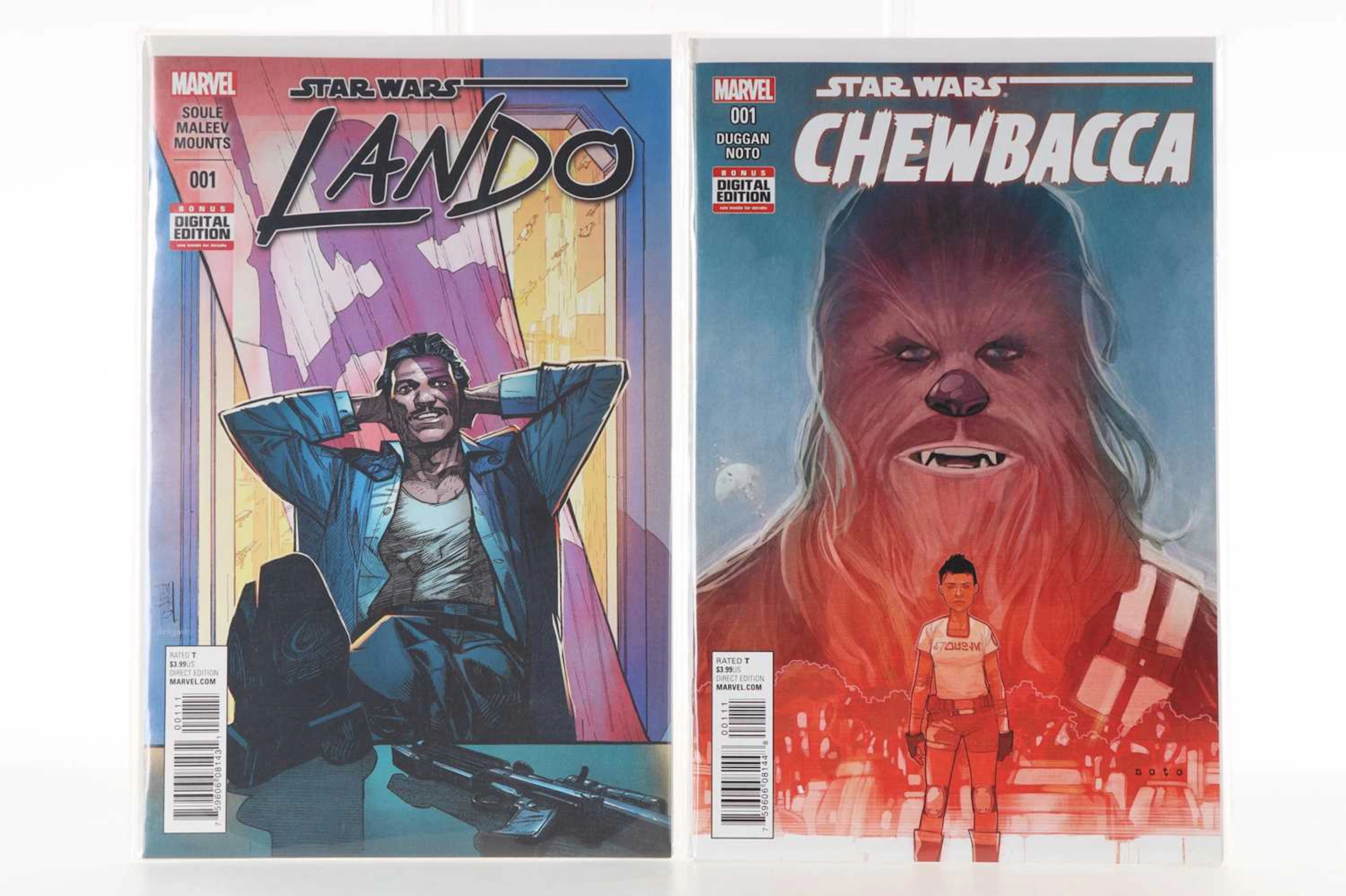 MARVEL STAR WARS LANDO & CHEWBACCA COMIC COLLECTION 2015