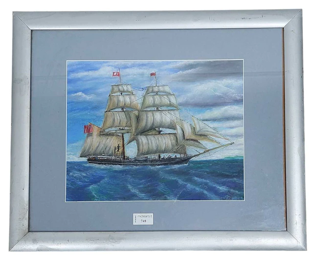 B.M. THOMSON (BRITISH) A BRIG MAKES LANDFALL