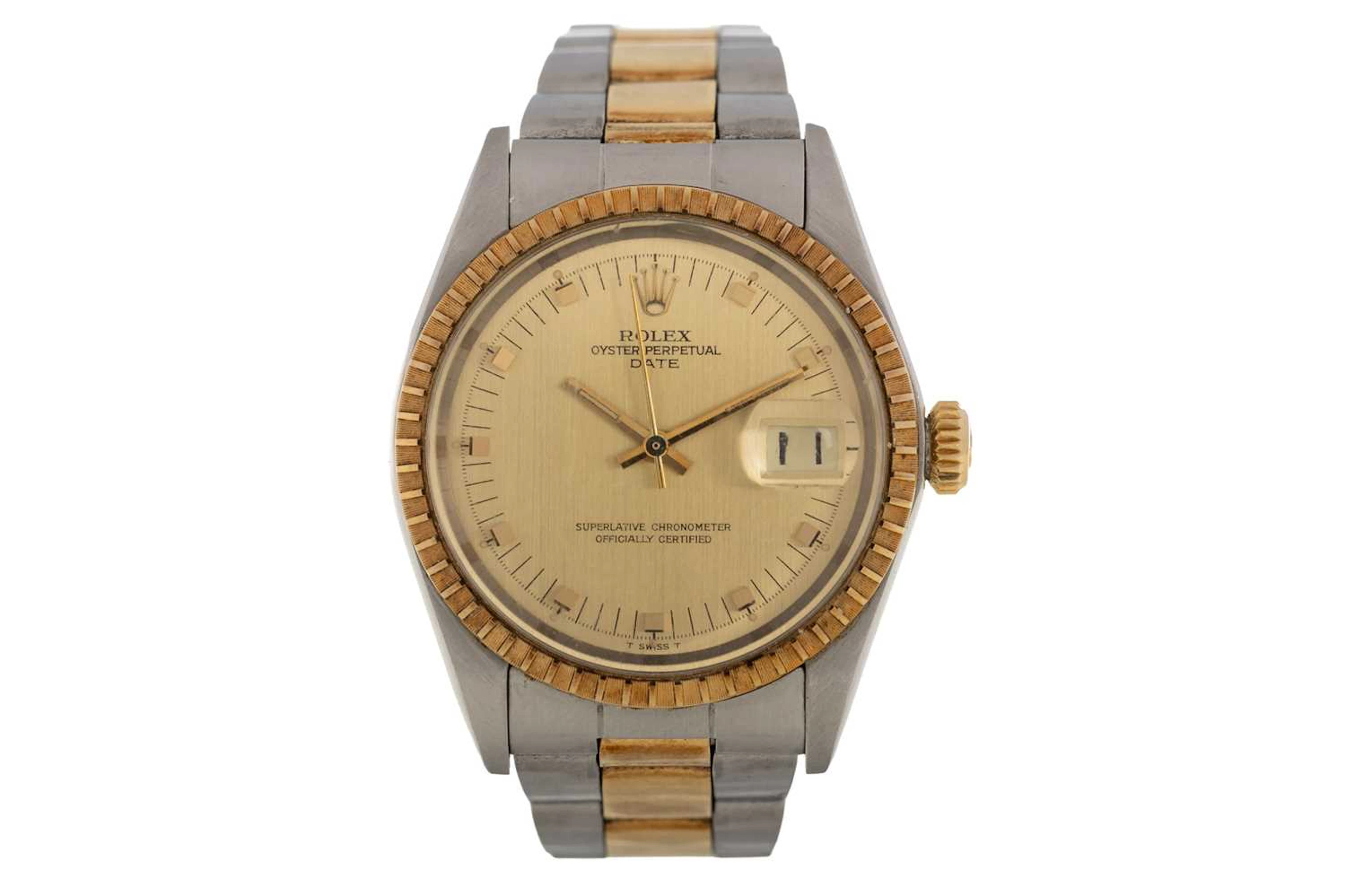 ROLEX DATEJUST STAINLESS STEEL AUTOMATIC WRIST WATCH