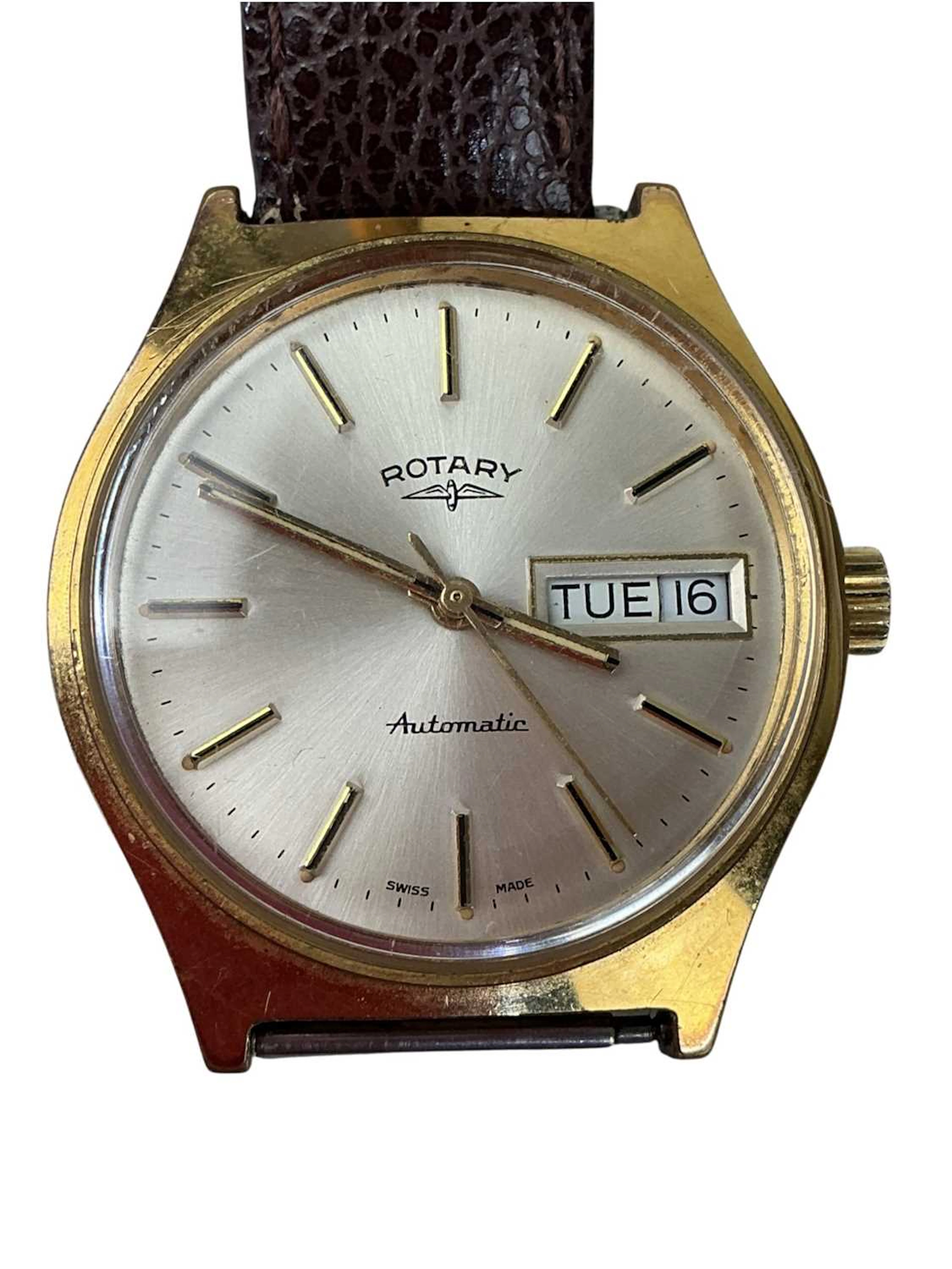 VINTAGE ROTARY AUTOMATIC WRIST WATCH MID/LATE 20TH CENTURY