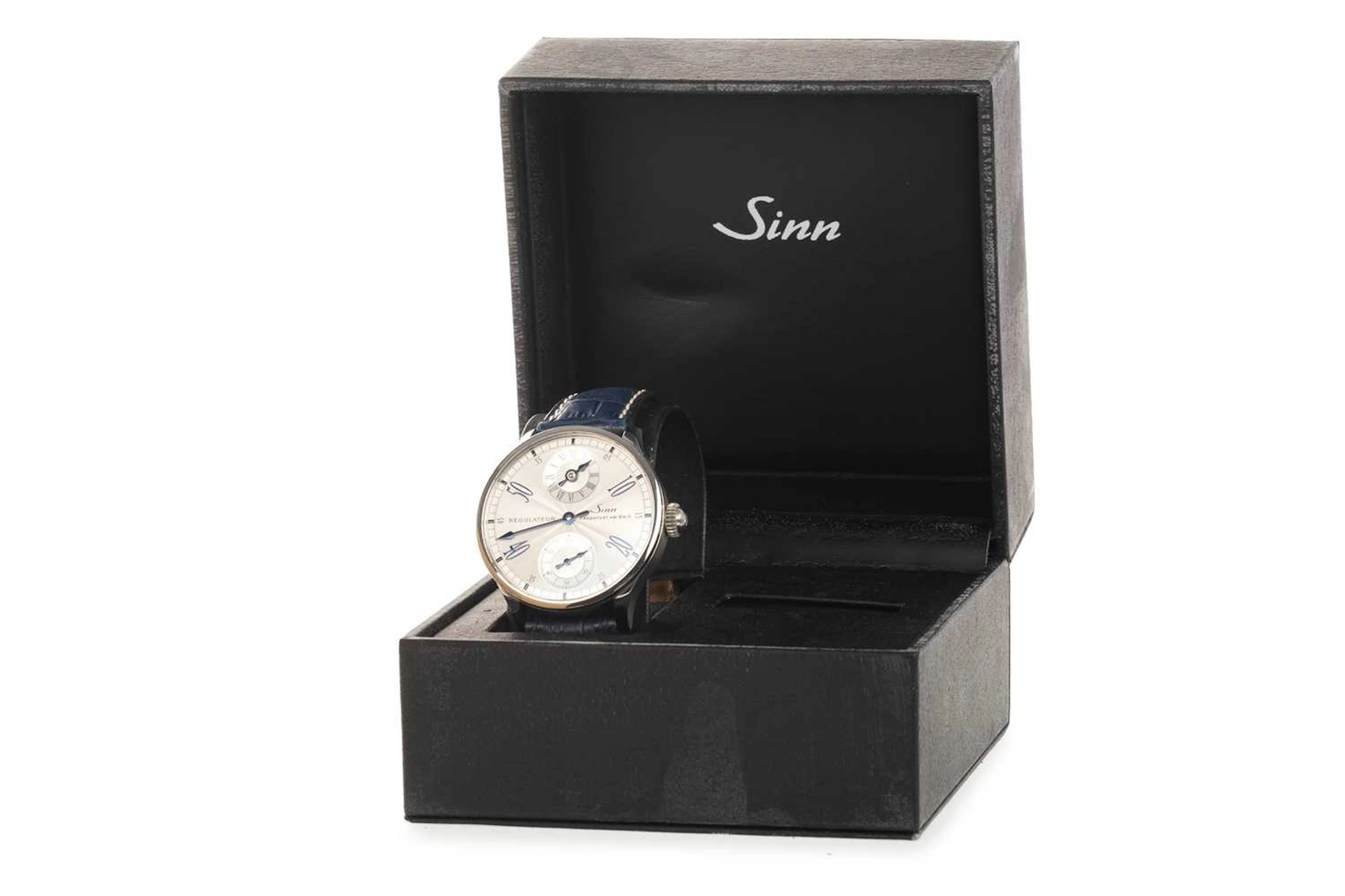 SINN 'REGULATEUR' STAINLESS STEEL MANUAL WIND WRIST WATCH
