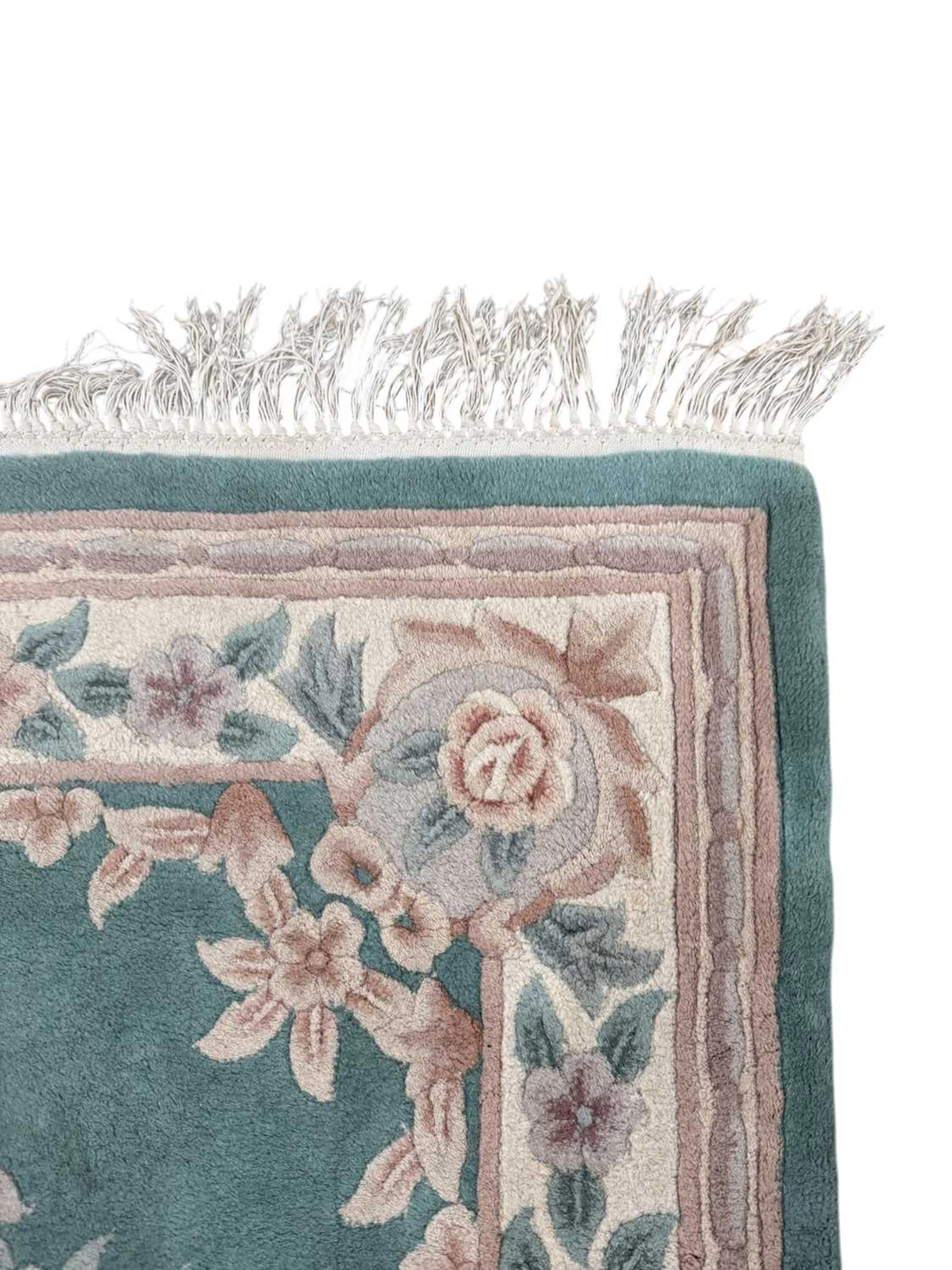 TWO CHINESE RUGS LATE 20TH CENTURY