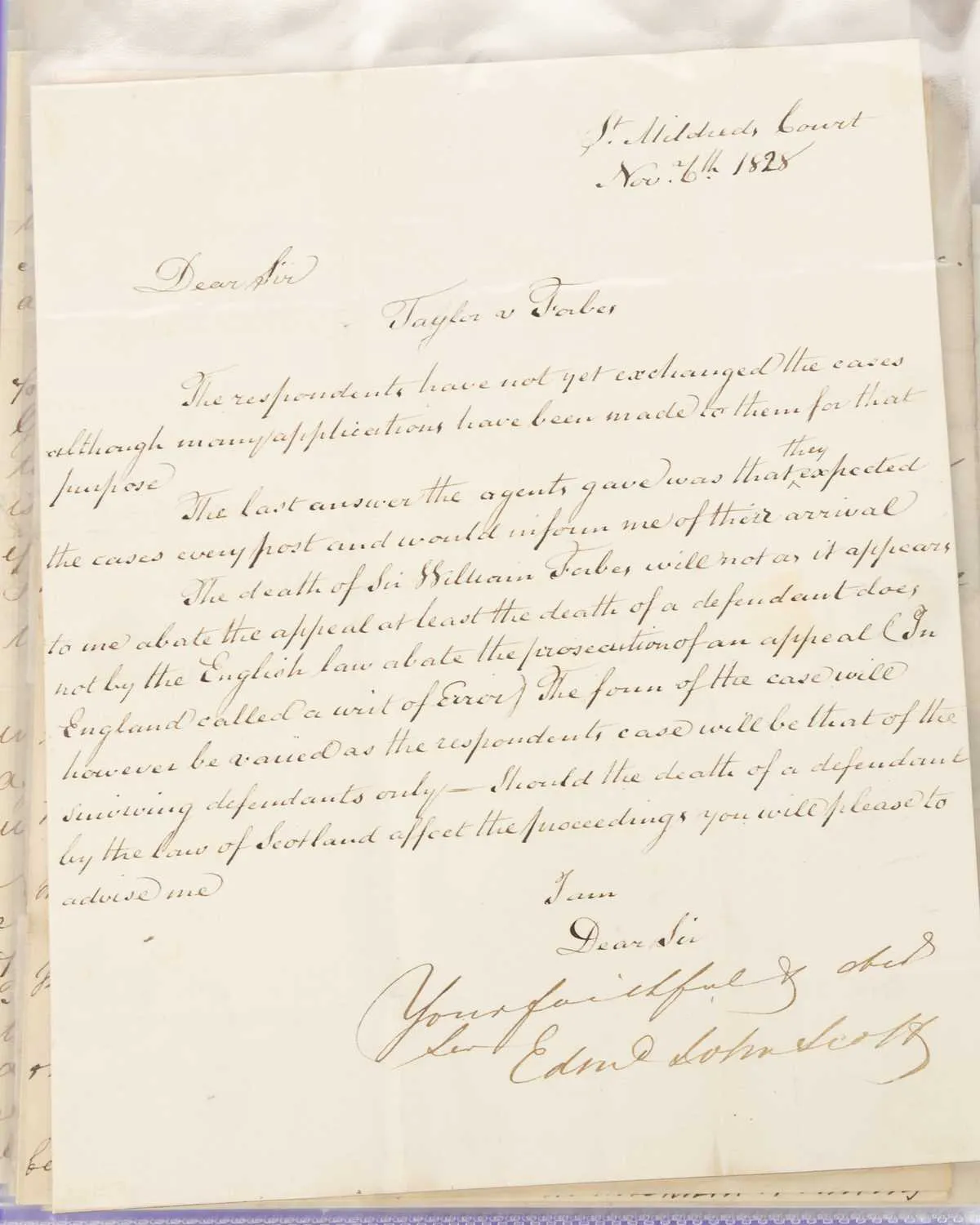 Handwritten Inscription LARGE QUANTITY OF HANDWRITTEN LETTERS 18TH AND 19TH CENTURY | Barnebys