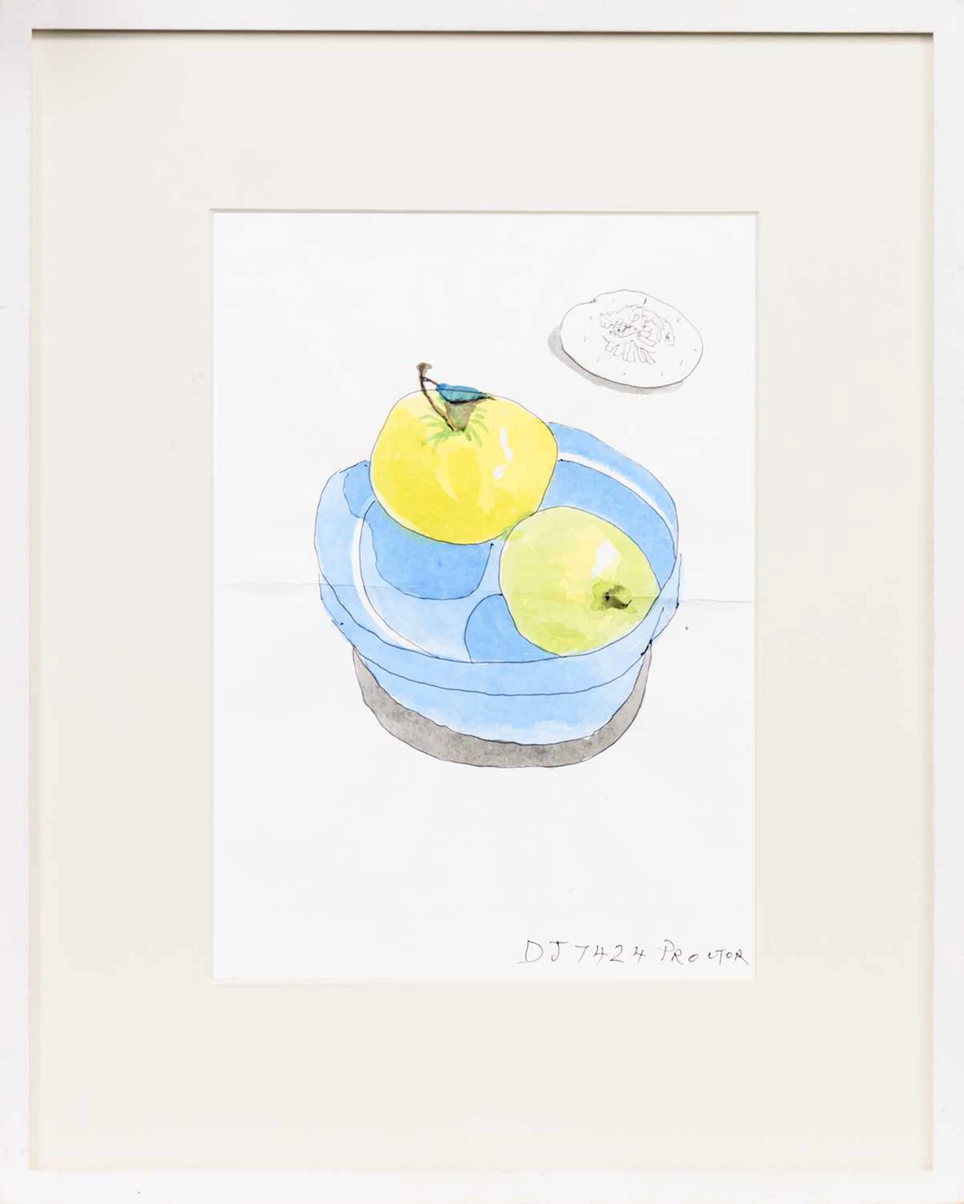 * PATRICK PROCKTOR RA (BRITISH 1936 - 2003) STILL LIFE WITH FRUIT