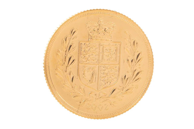 ELIZABETH II GOLD SOVEREIGN 2002