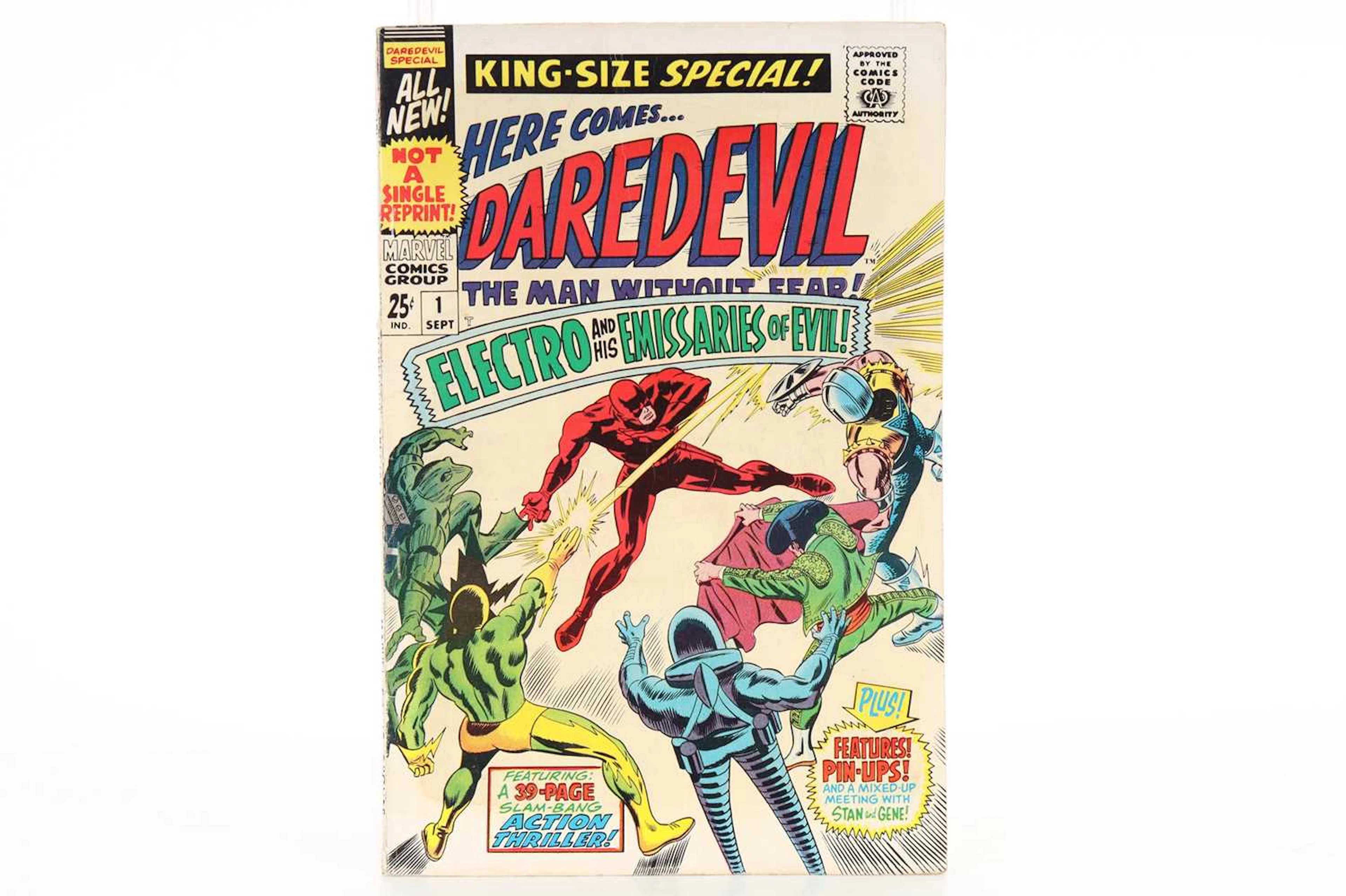 MARVEL-DAREDEVIL KING-SIZE SPECIAL #1 AND #2 1967-1971