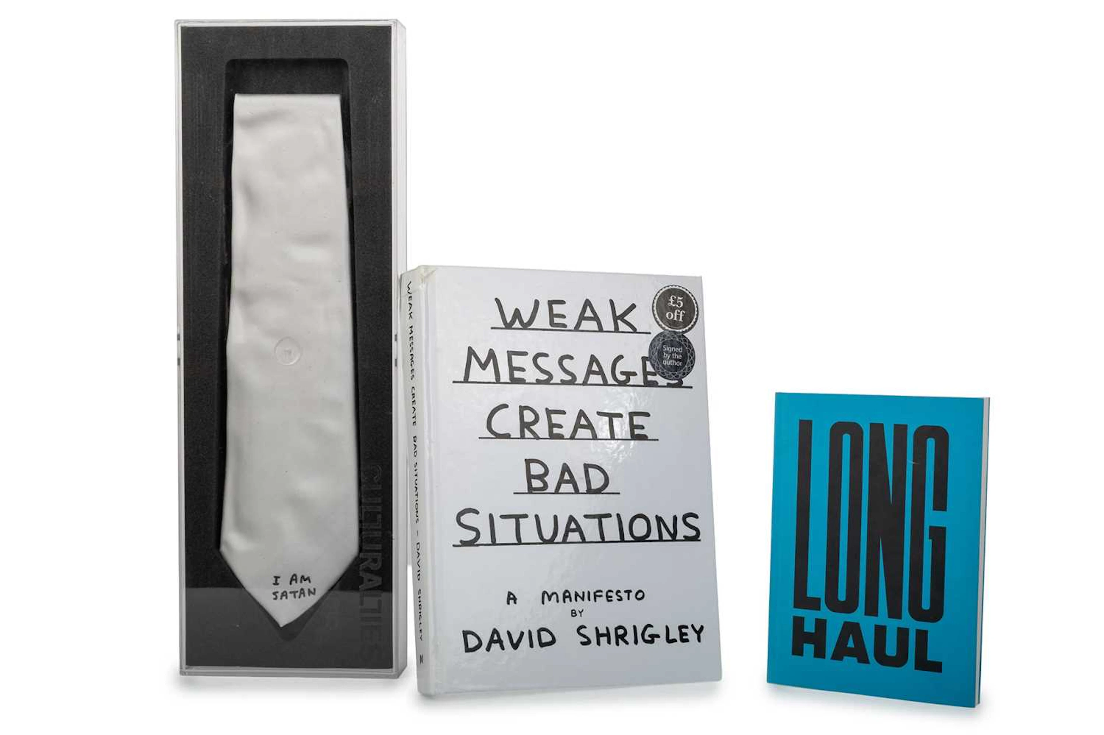 GROUP OF DAVID SHRIGLEY RELATED ITEMS