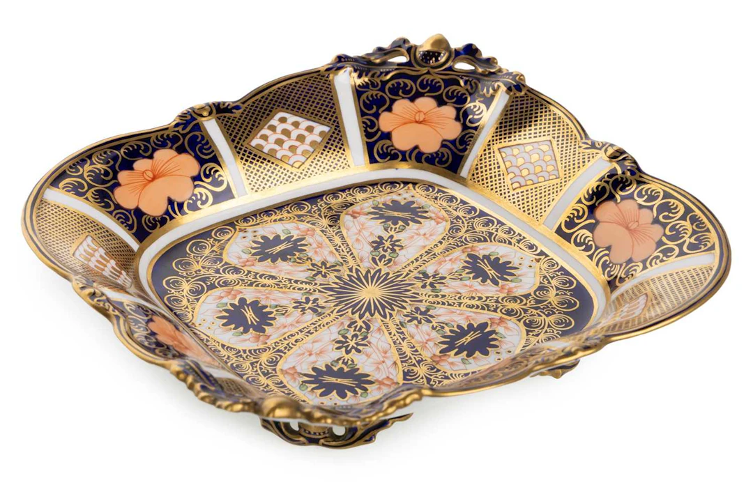ROYAL CROWN DERBY PORCELAIN DISH MID/LATE 20TH CENTURY