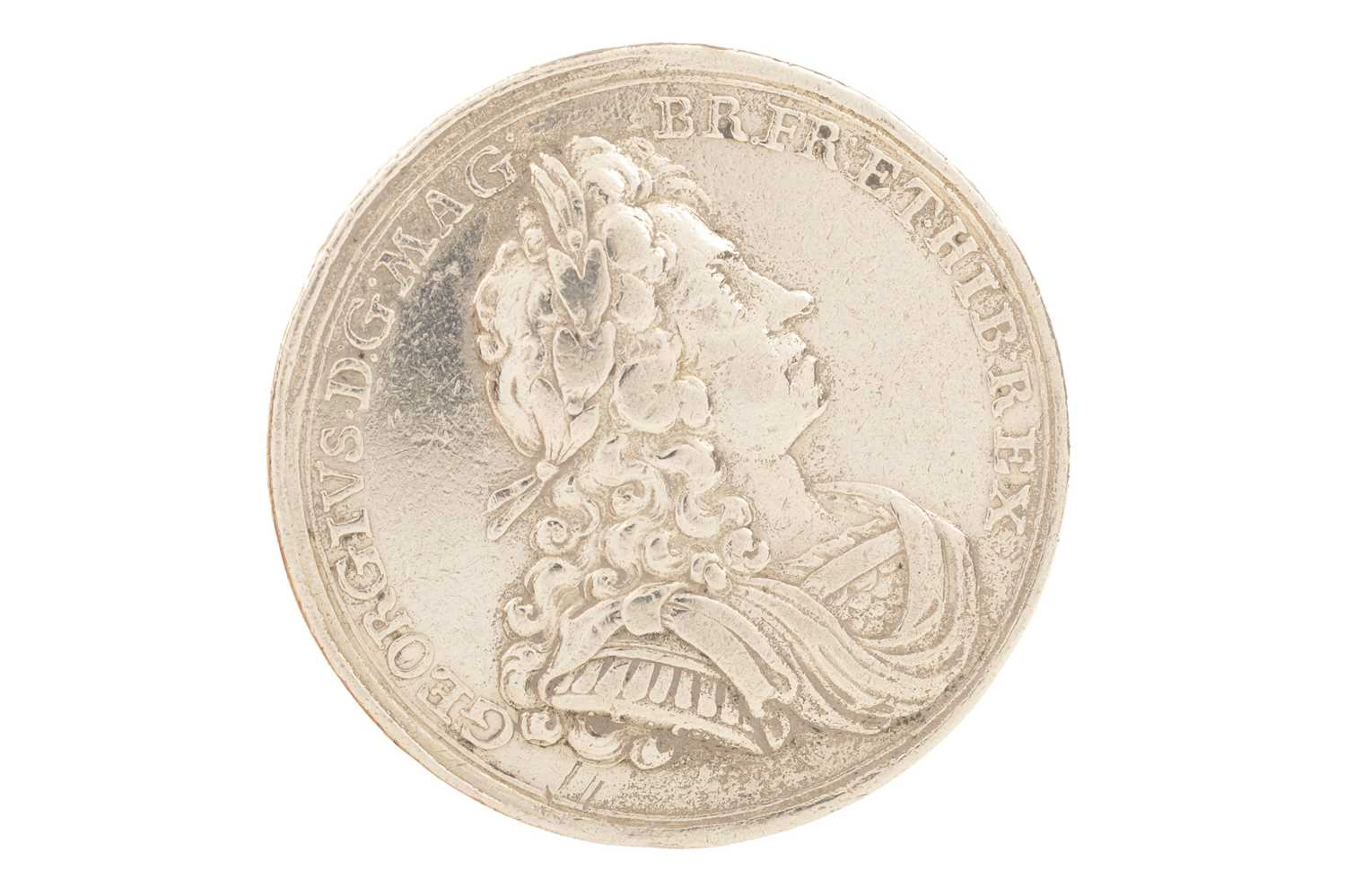 GEORGE I SILVER CORONATION MEDAL 1714