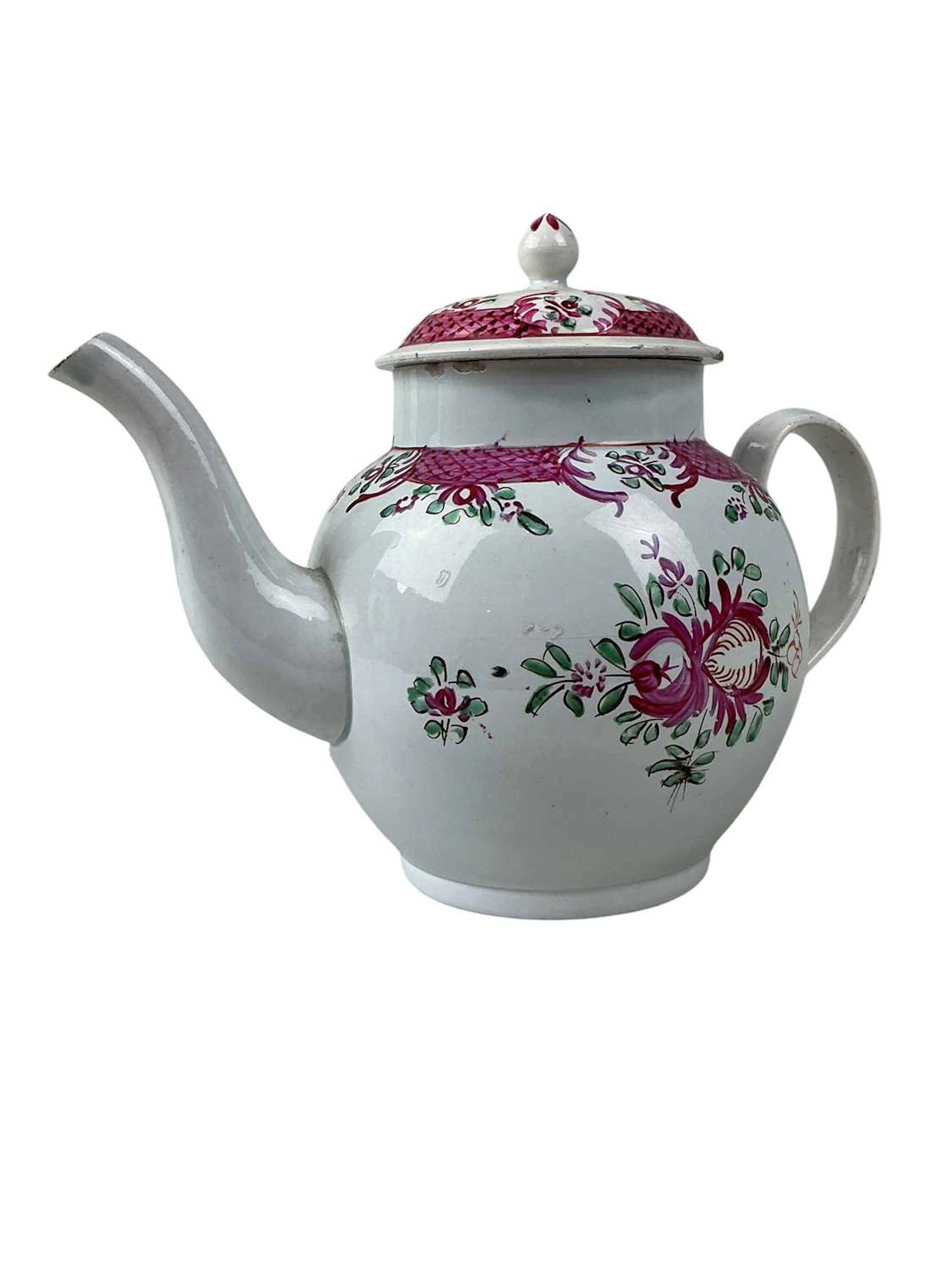 GROUP OF FOUR ENGLISH AND CONTINENTAL TEAPOTS LATE 19TH/EARLY 20TH CENTURY
