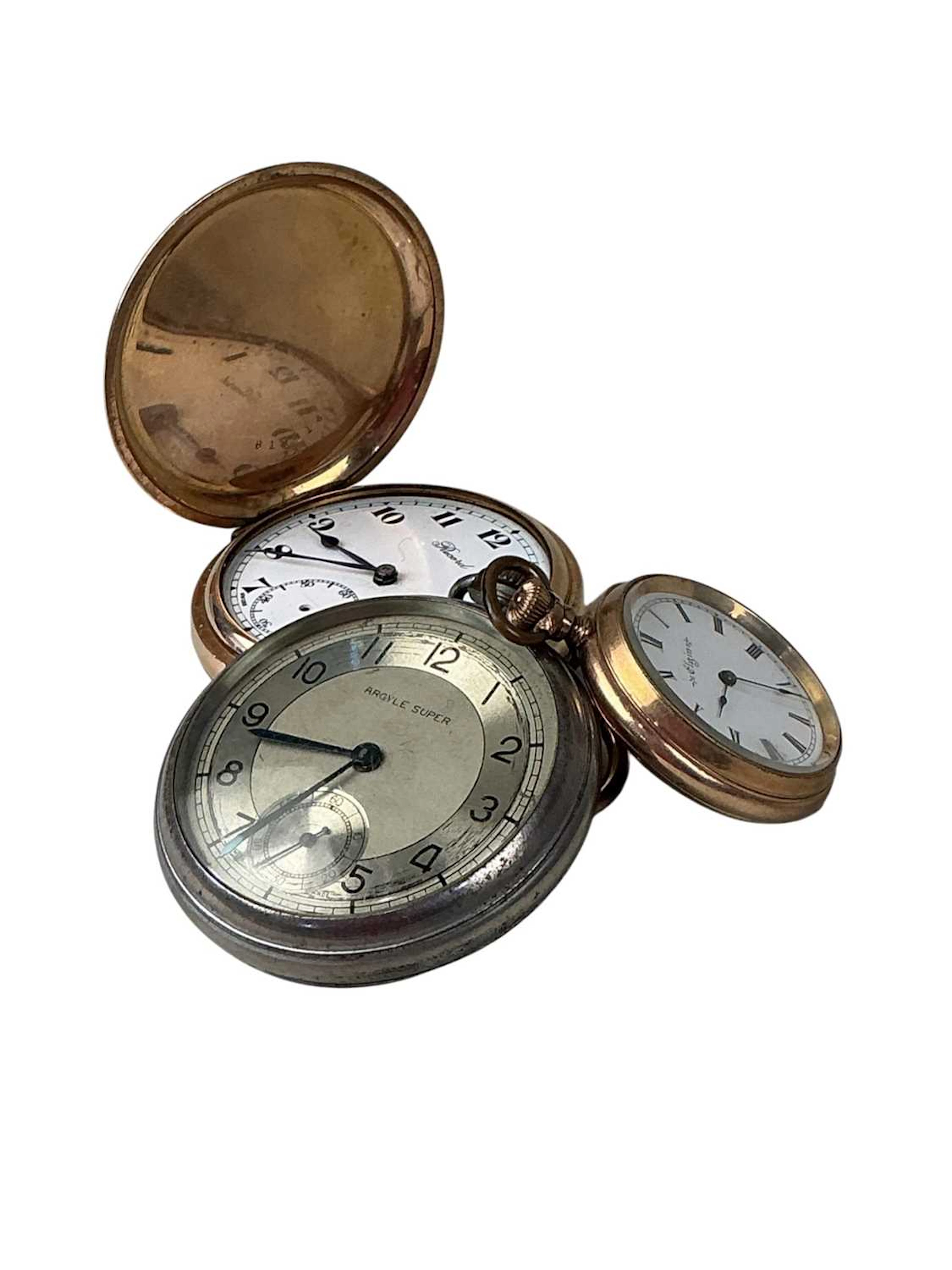GROUP OF POCKET AND FOB WATCHES LATE 19TH/EARLY 2OTH CENTURY