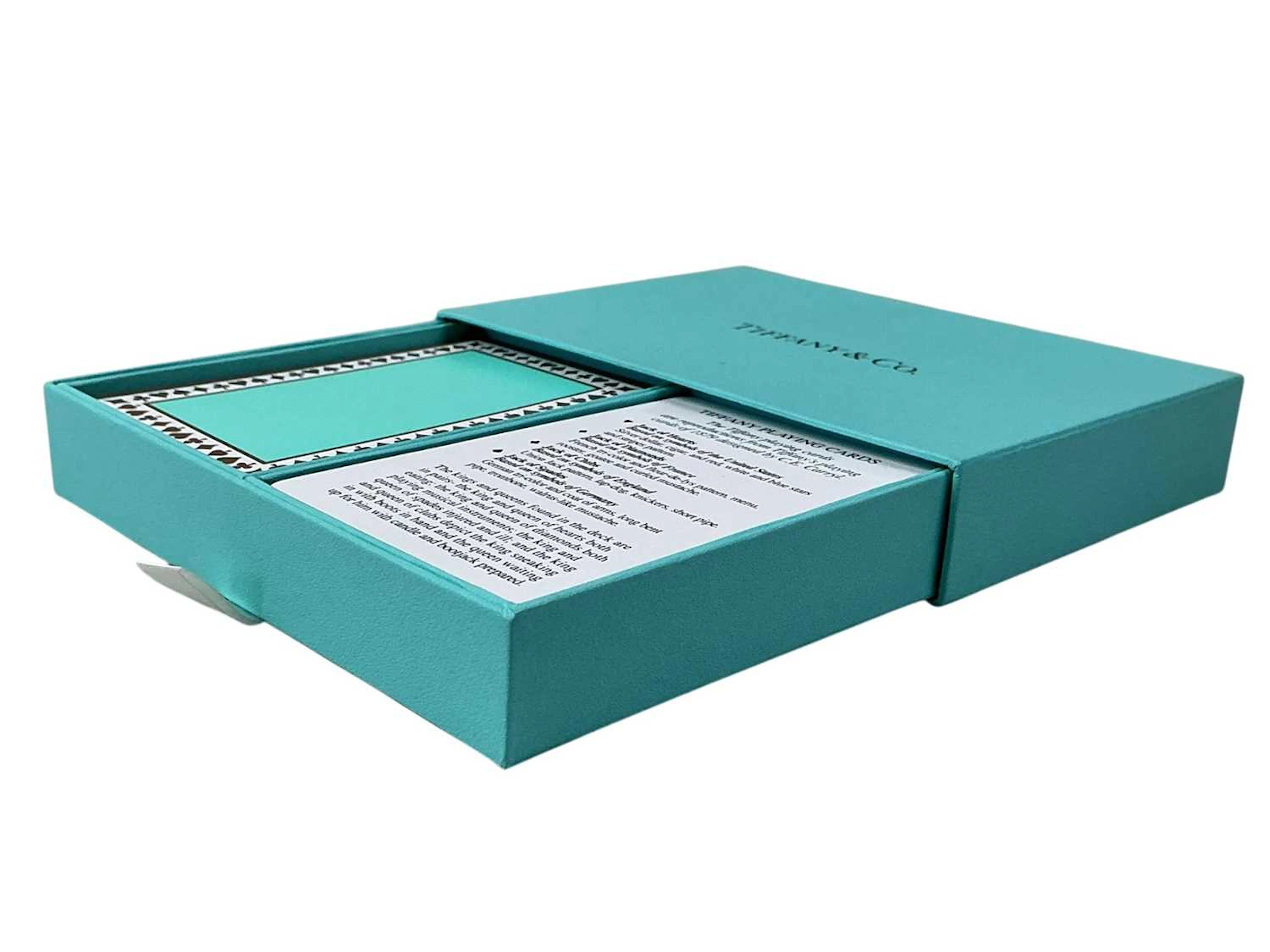 TIFFANY & CO PLAYING CARDS SET EARLY 21ST CENTURY