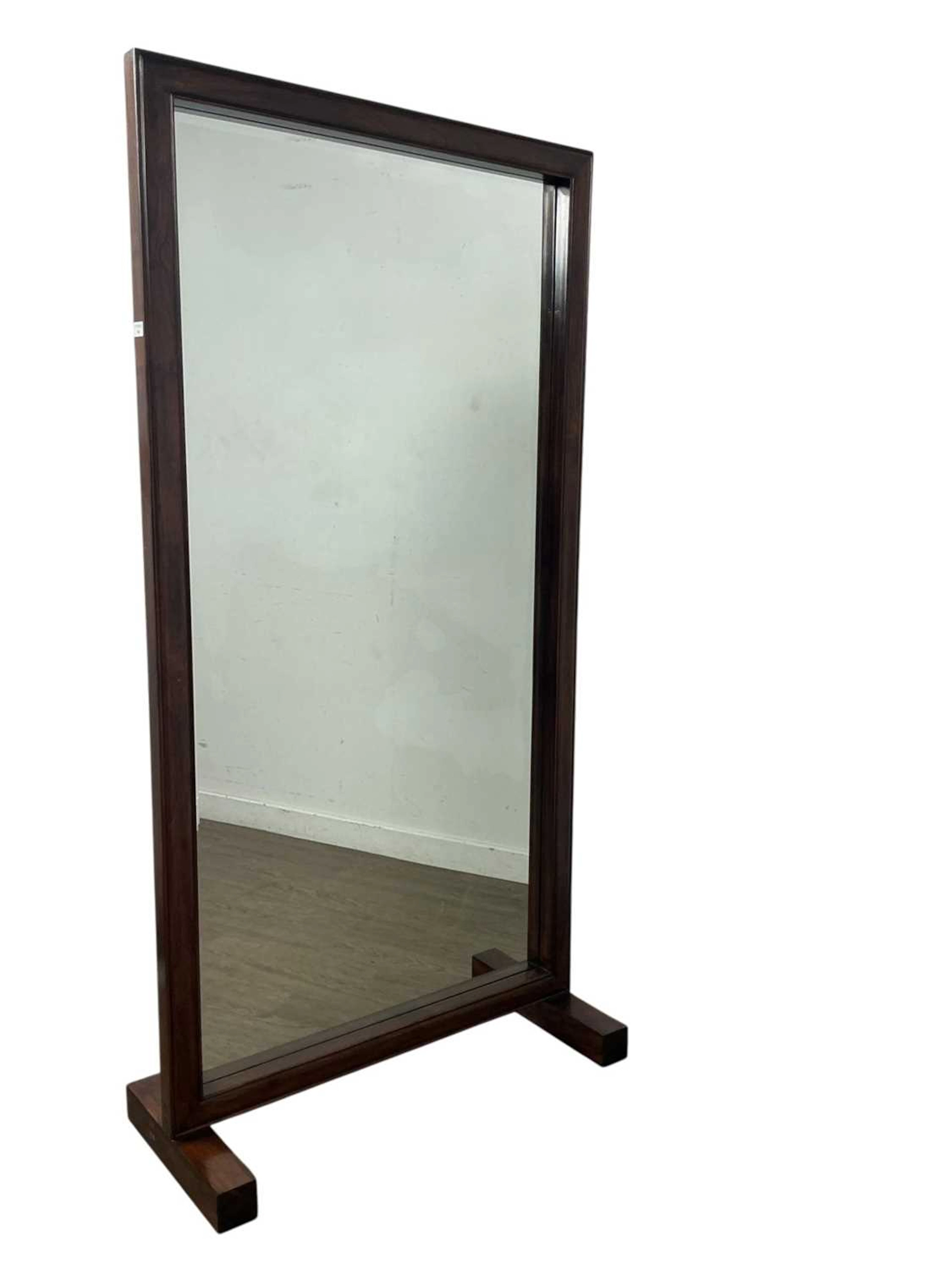 MODERN BURMESE TEAK DRESSING MIRROR LATE 20TH CENTURY